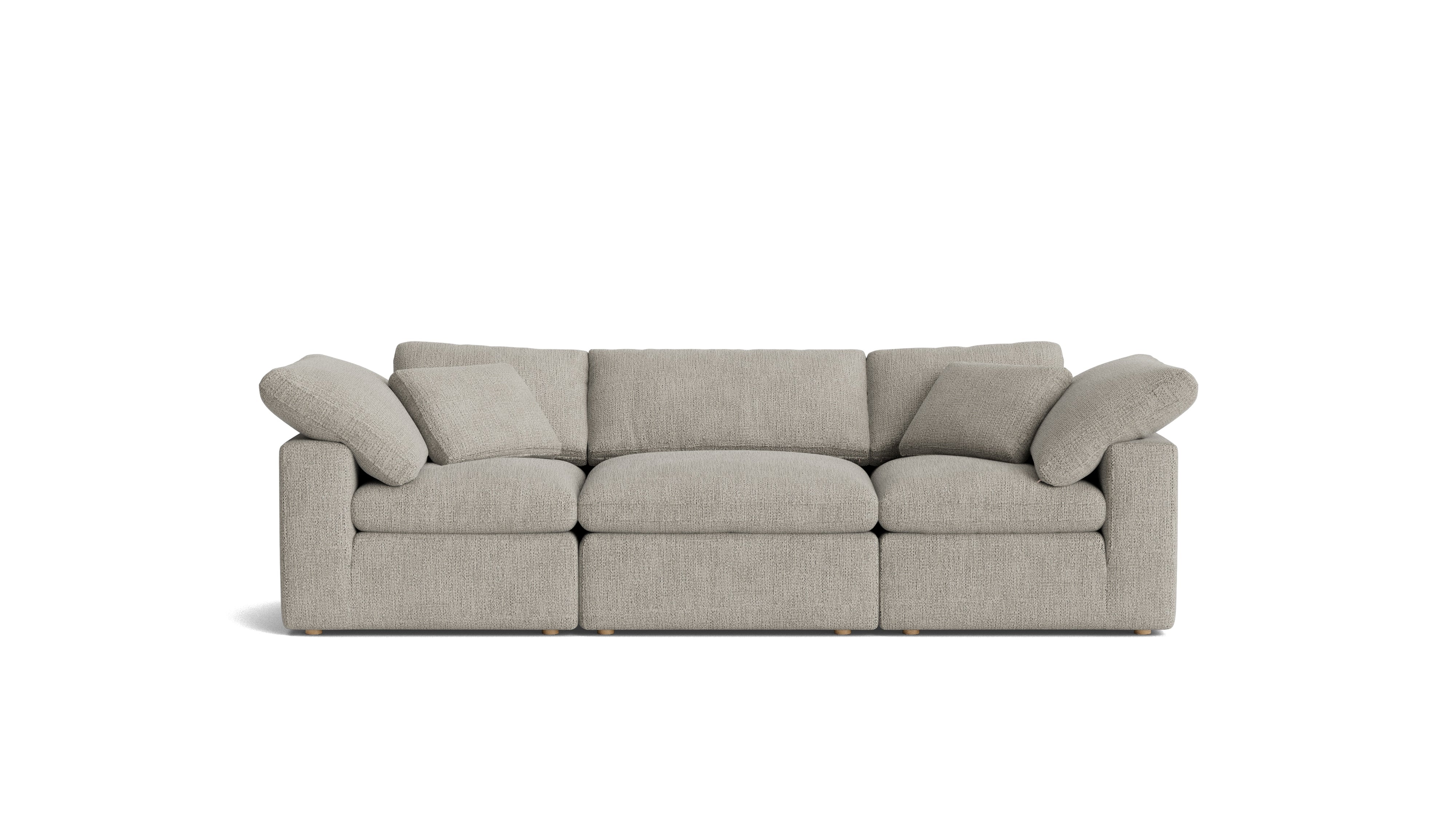 Movie Night™ 3 - Piece Modular Sofa, Standard, Oatmeal - Sundays Company CanadaSEC-YJ-911-007