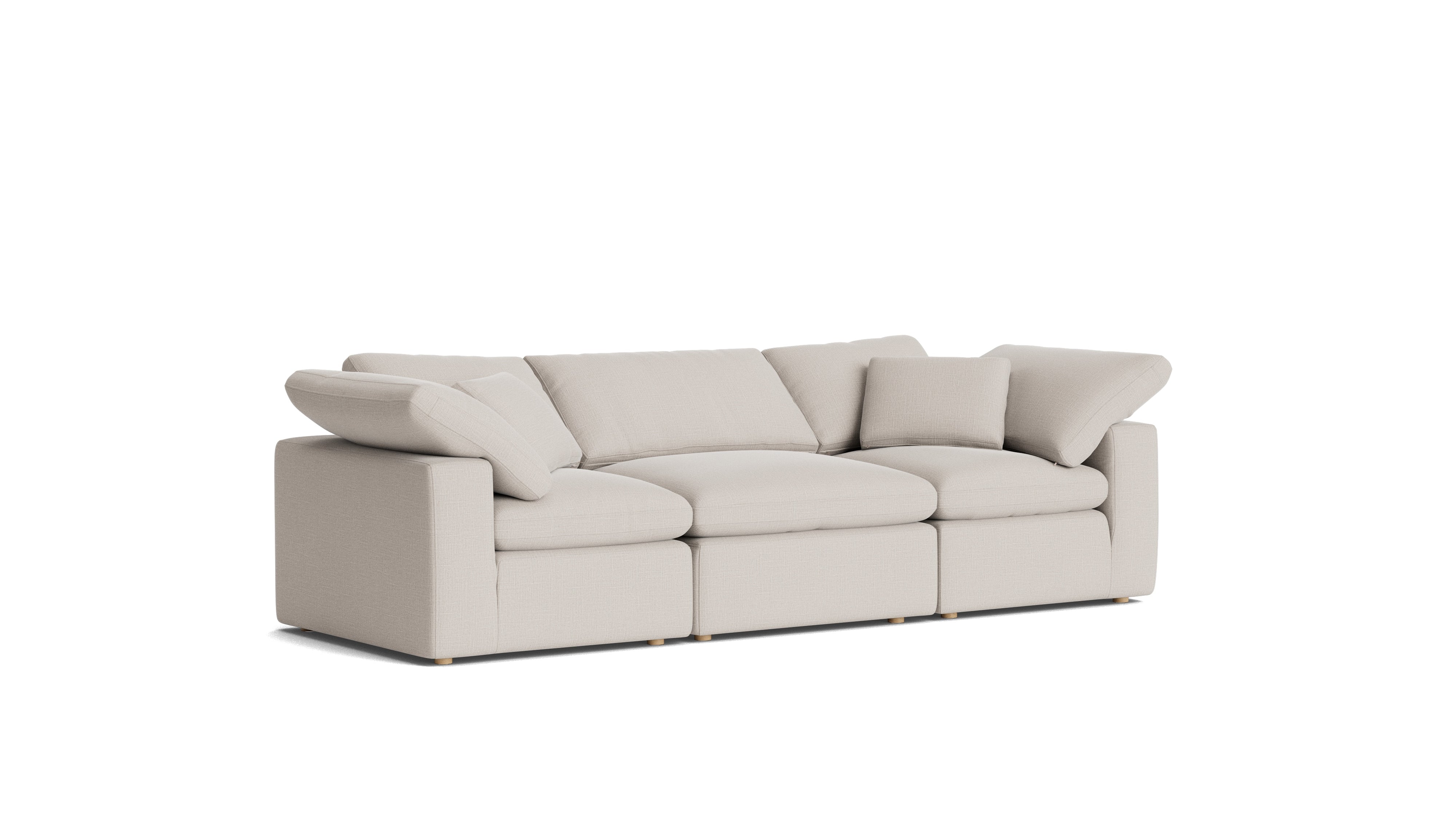 Movie Night™ 3 - Piece Modular Sofa, Standard, Clay - Sundays Company CanadaSEC-YJ-911-015