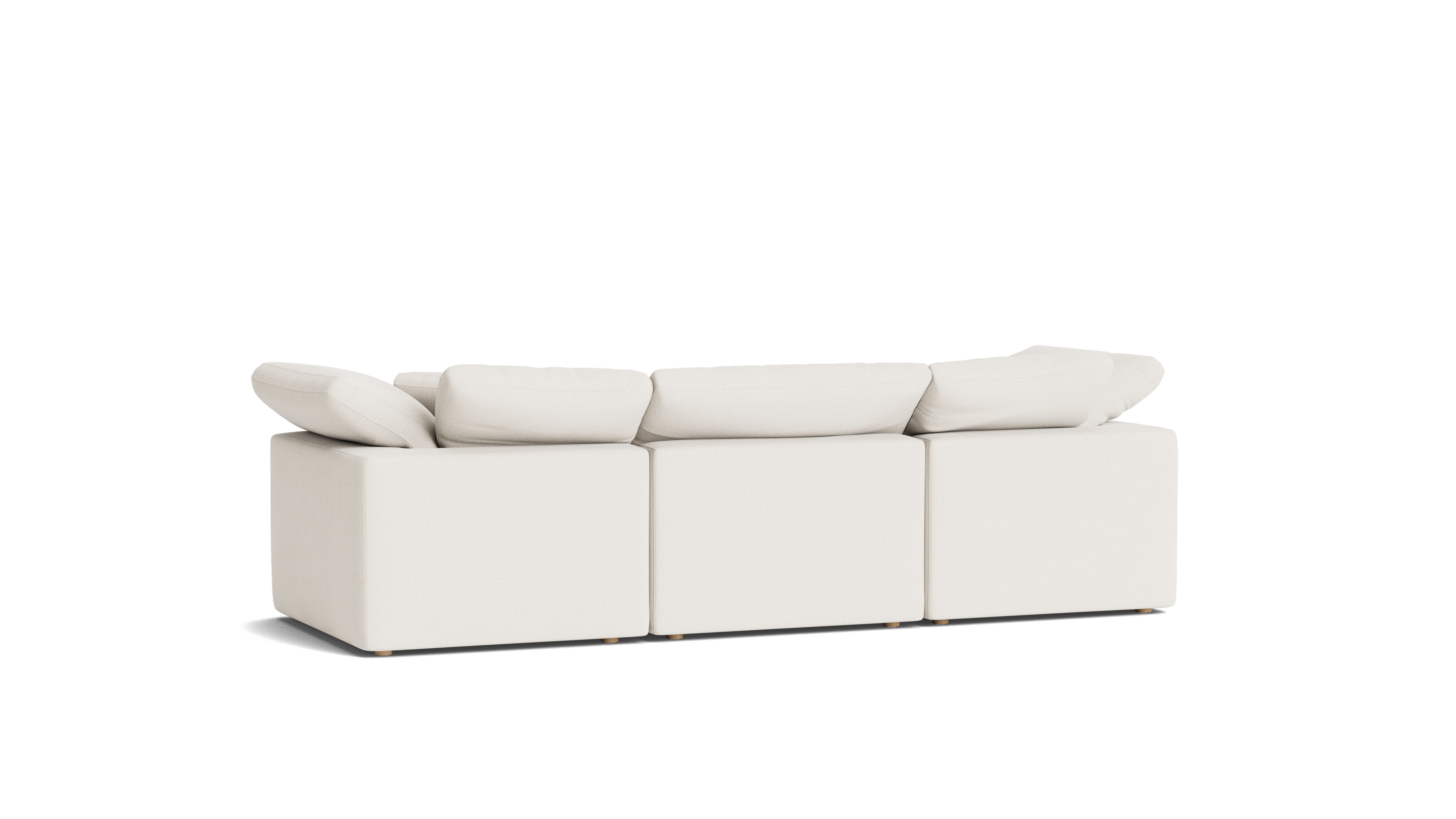 Movie Night™ 3-Piece Modular Sofa, Standard, Cream Linen - Sundays