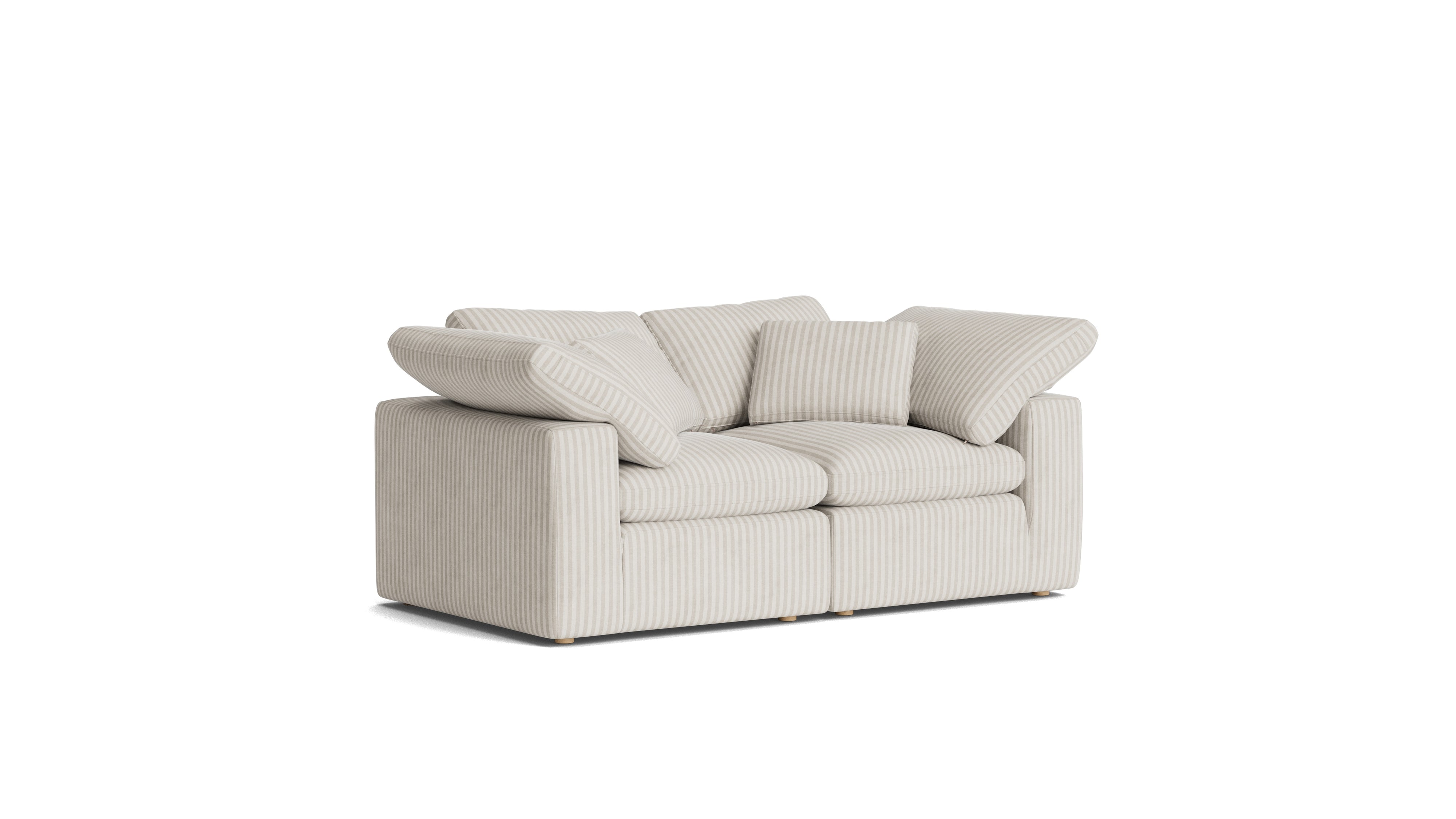 Movie Night™ 2 - Piece Modular Sofa, Standard, Newport Stripe - Sundays Company CanadaSEC-YJ-912-011