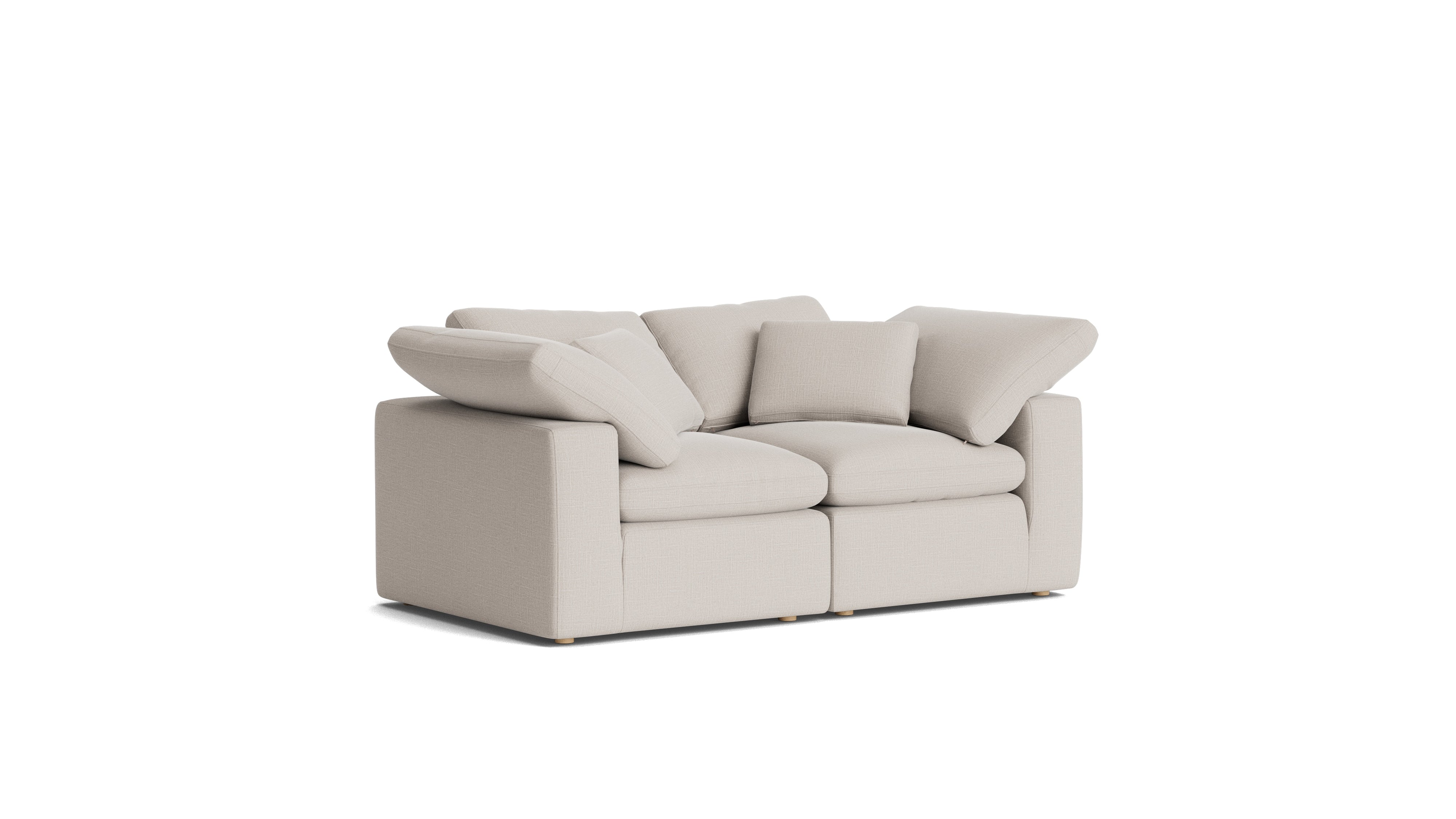 Movie Night™ 2 - Piece Modular Sofa, Standard, Clay - Sundays Company CanadaSEC-YJ-912-015