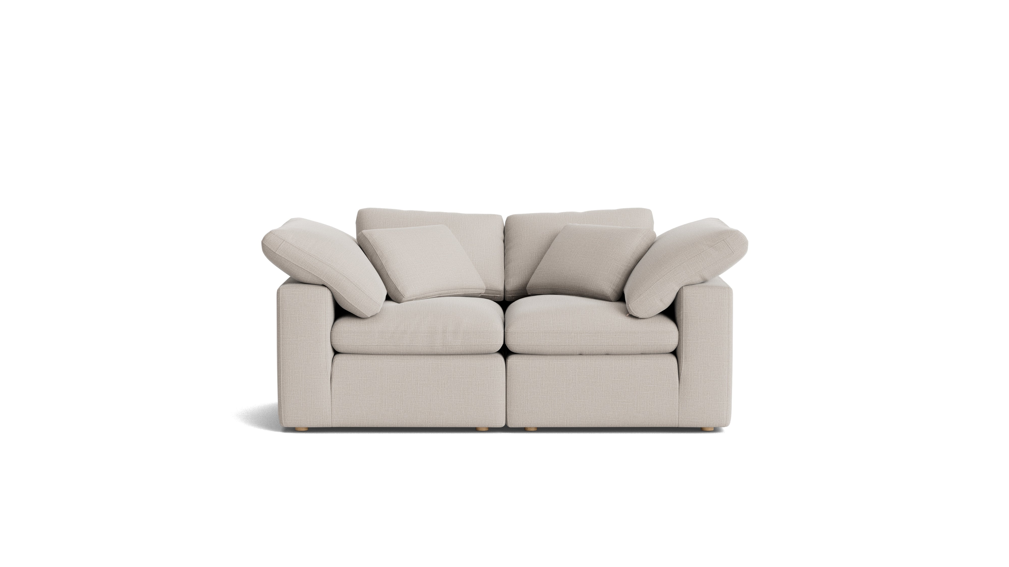 Movie Night™ 2 - Piece Modular Sofa, Standard, Clay - Sundays Company CanadaSEC-YJ-912-015