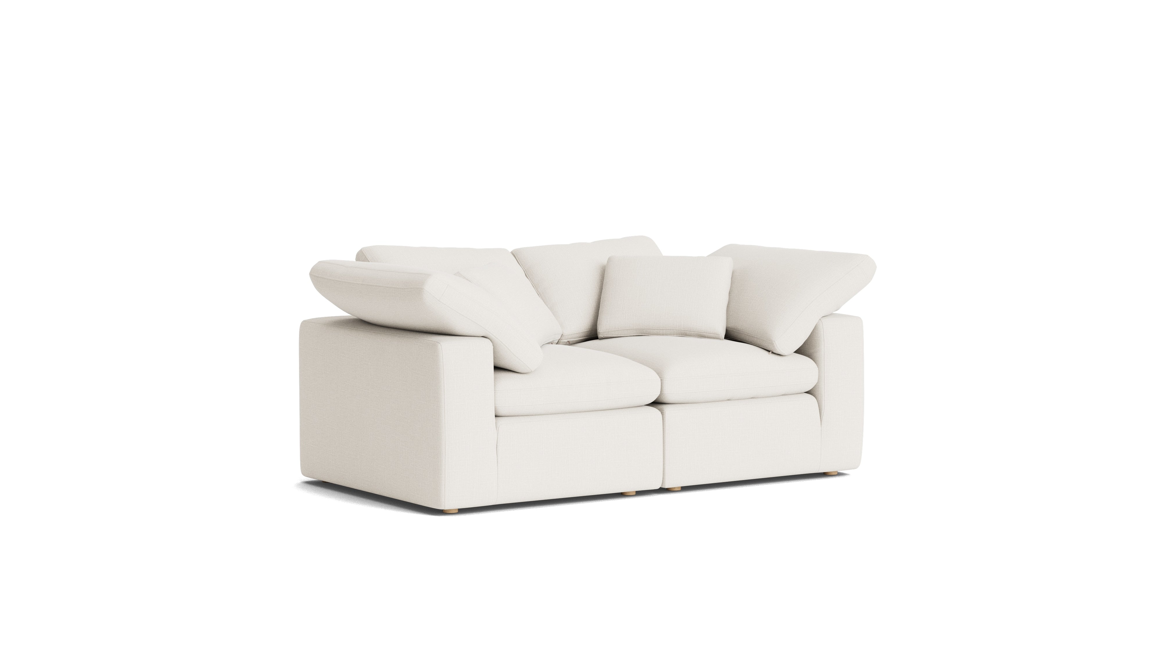 Movie Night™ 2 - Piece Modular Sofa, Standard, Cream Linen - Sundays Company CanadaSEC-YJ-912-018