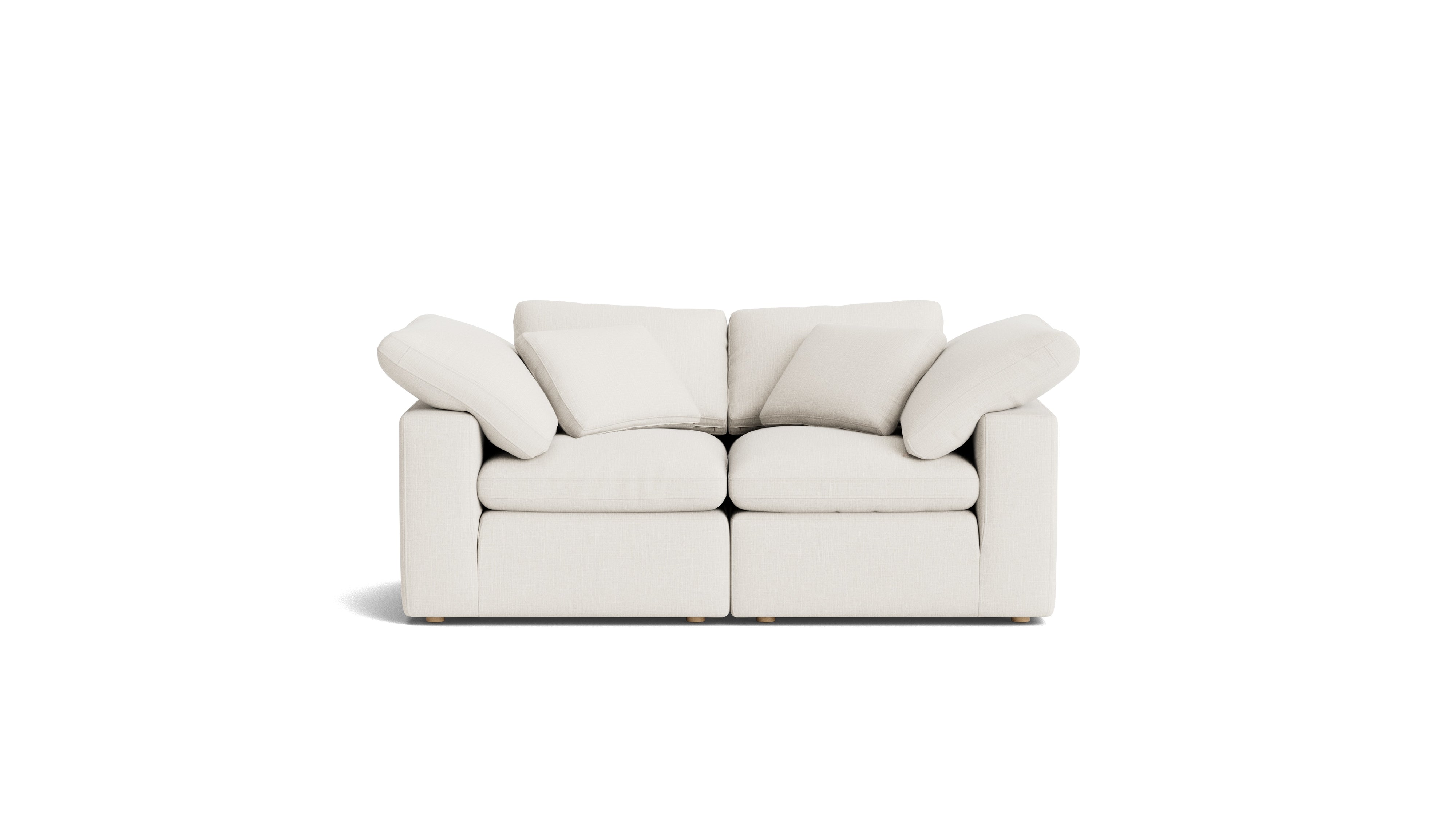 Movie Night™ 2 - Piece Modular Sofa, Standard, Cream Linen - Sundays Company CanadaSEC-YJ-912-018