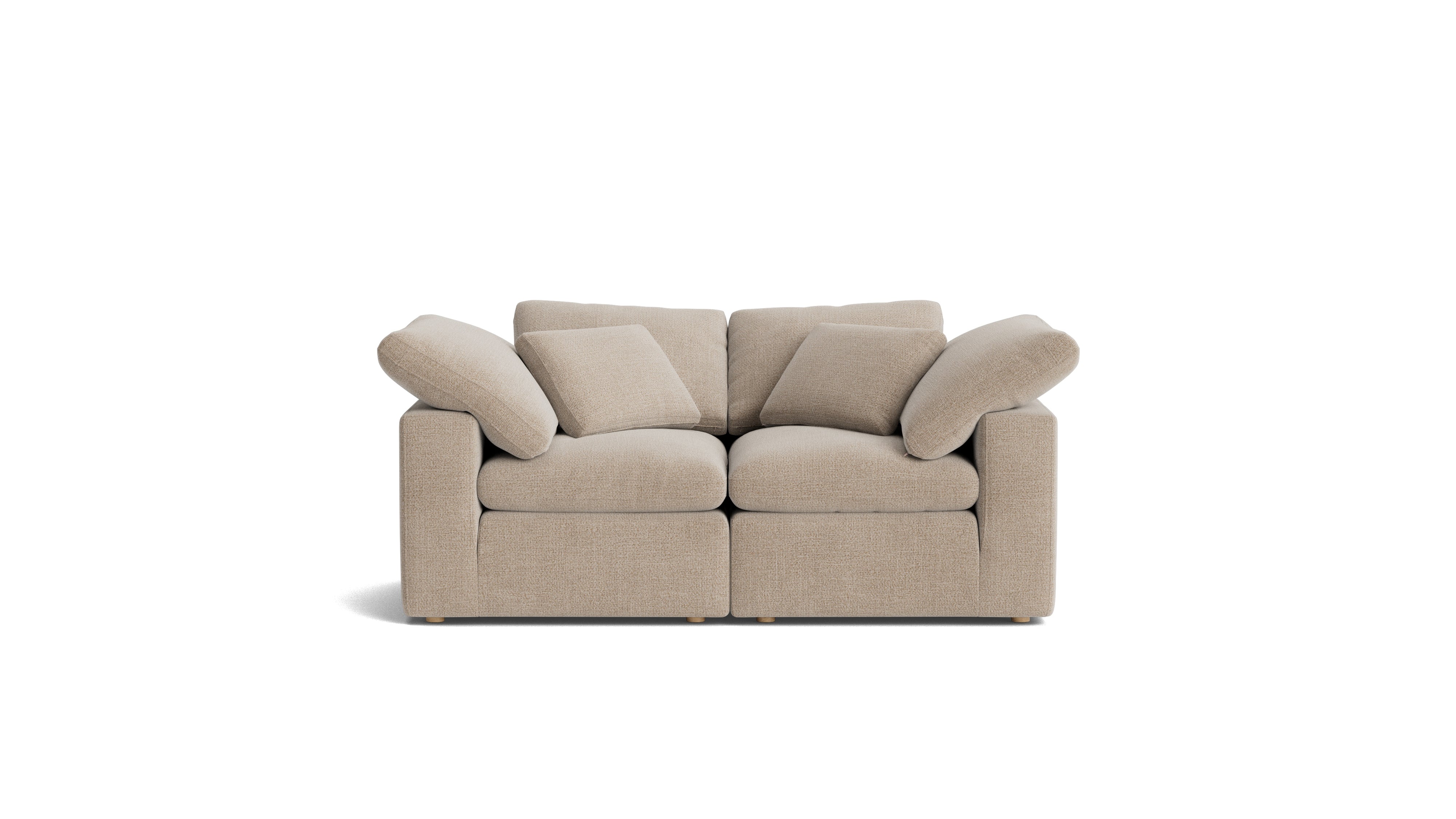 Movie Night™ 2 - Piece Modular Sofa, Standard, Champagne - Sundays Company CanadaSEC-YJ-912-041