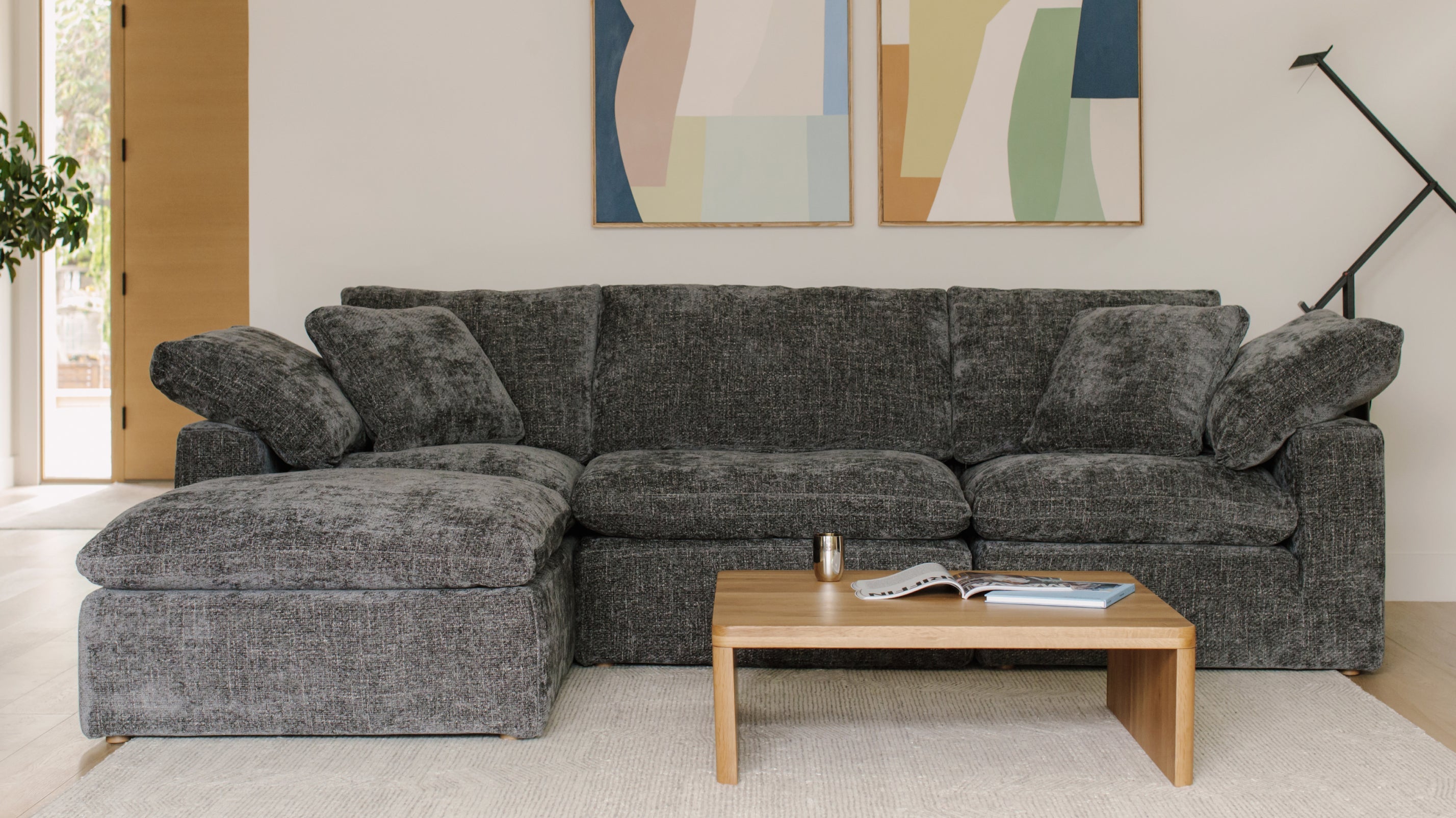 Movie Night™ 3-Piece Modular Sectional, Standard, Truffle