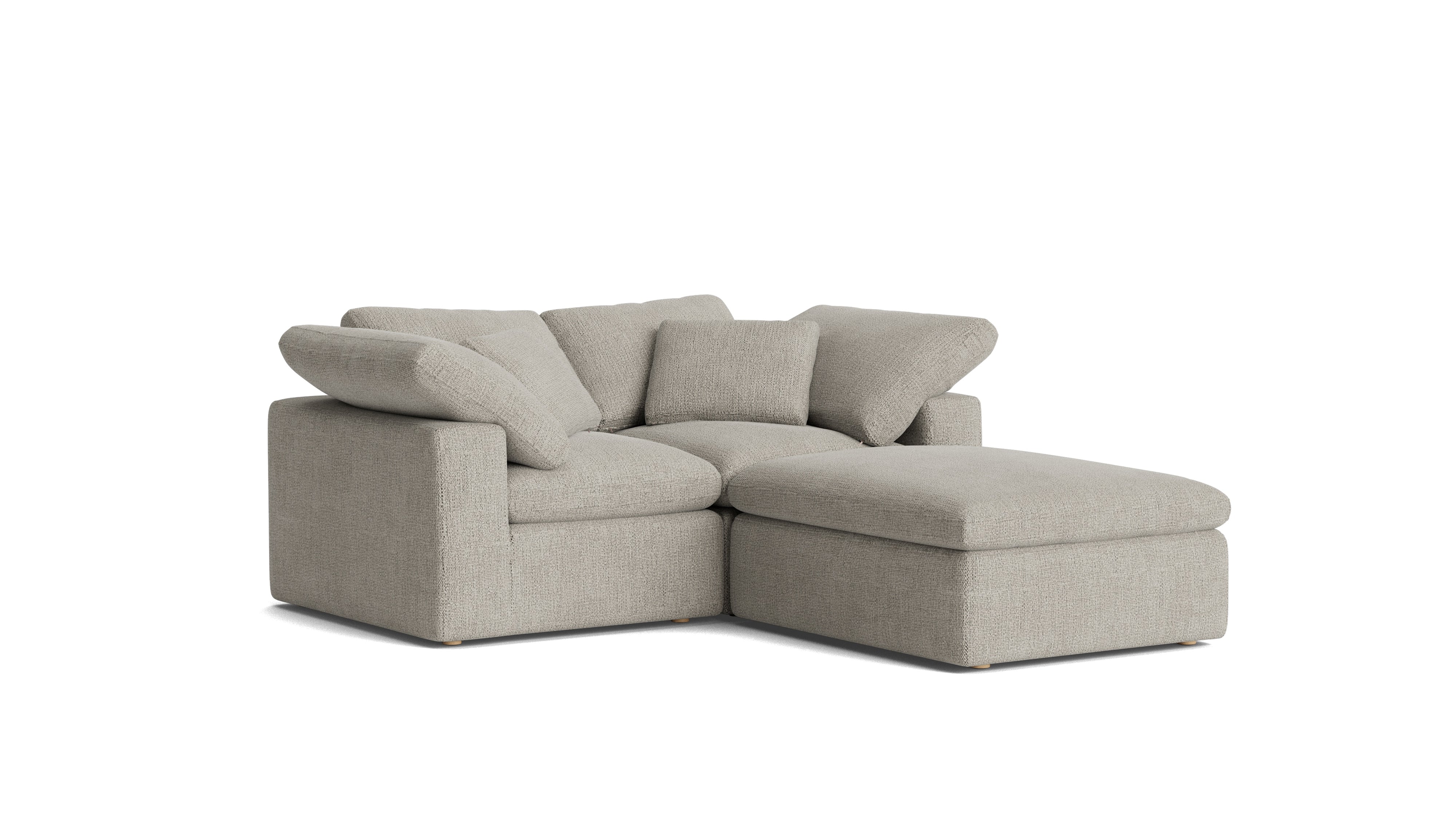 Movie Night™ 3 - Piece Modular Sectional, Standard, Oatmeal - Sundays Company CanadaSEC-YJ-913-007