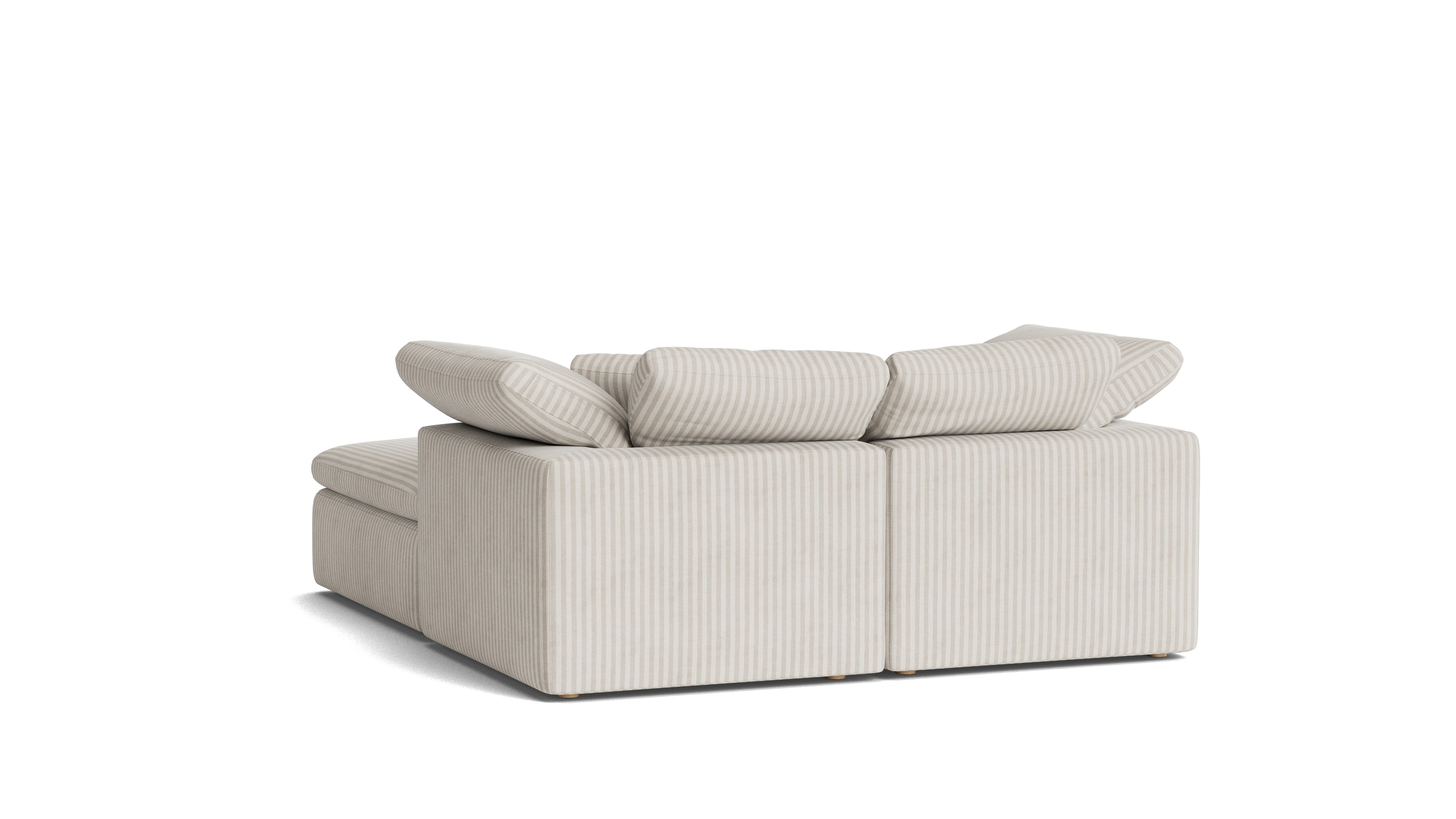 Movie Night™ 3 - Piece Modular Sectional, Standard, Newport Stripe - Sundays Company CanadaSEC-YJ-913-011