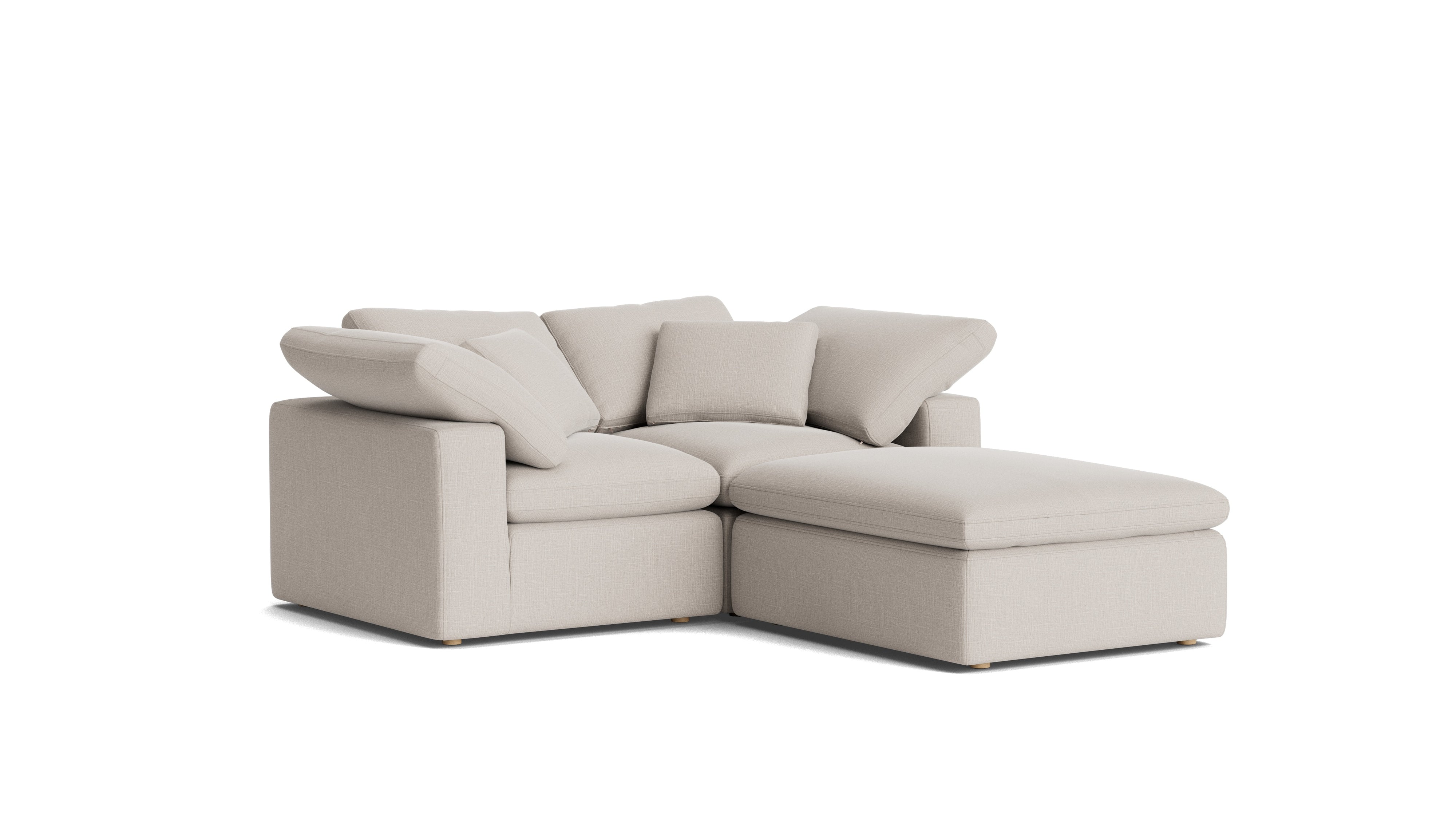 Movie Night™ 3 - Piece Modular Sectional, Standard, Clay - Sundays Company CanadaSEC-YJ-913-015