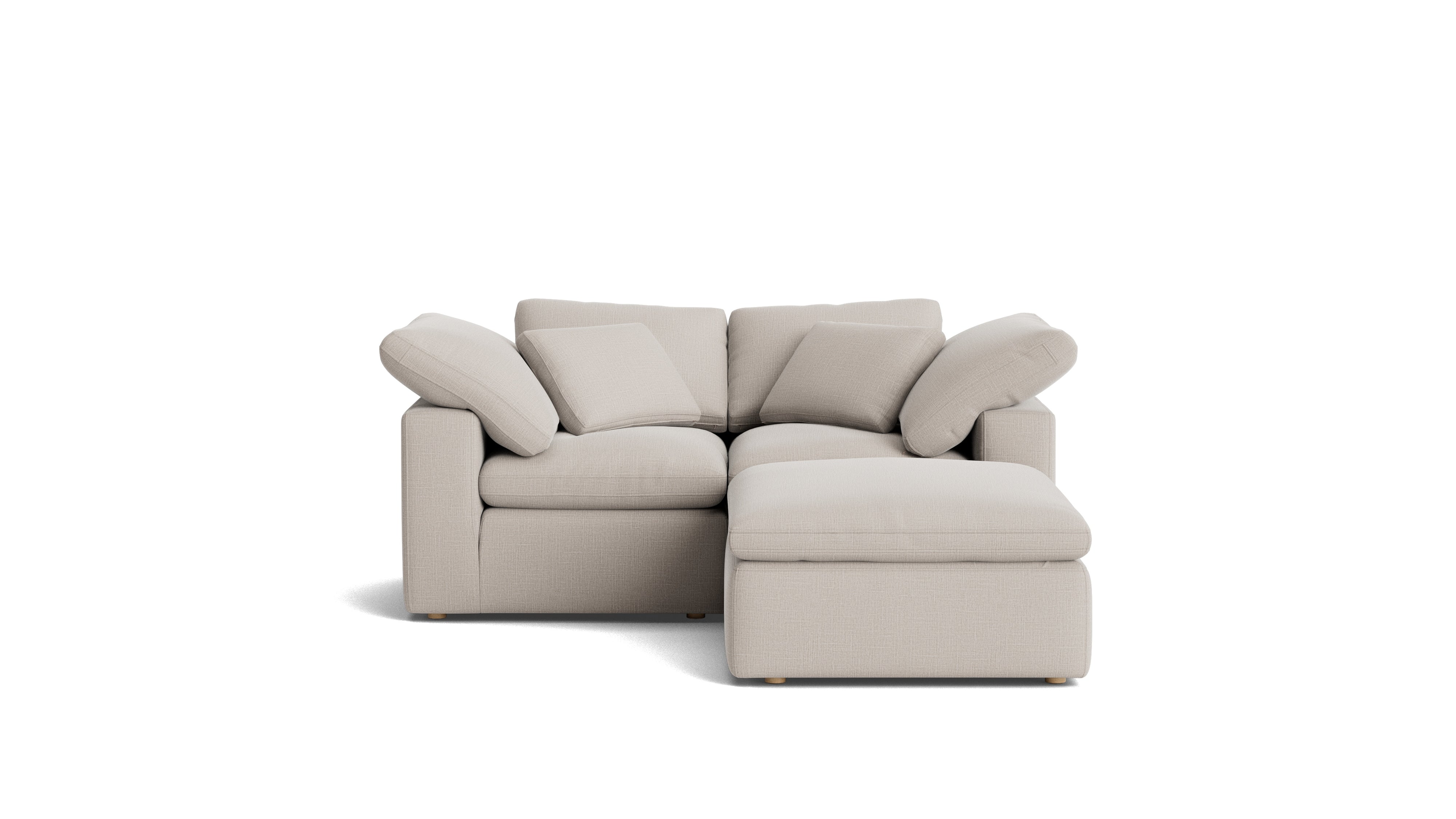 Movie Night™ 3 - Piece Modular Sectional, Standard, Clay - Sundays Company CanadaSEC-YJ-913-015