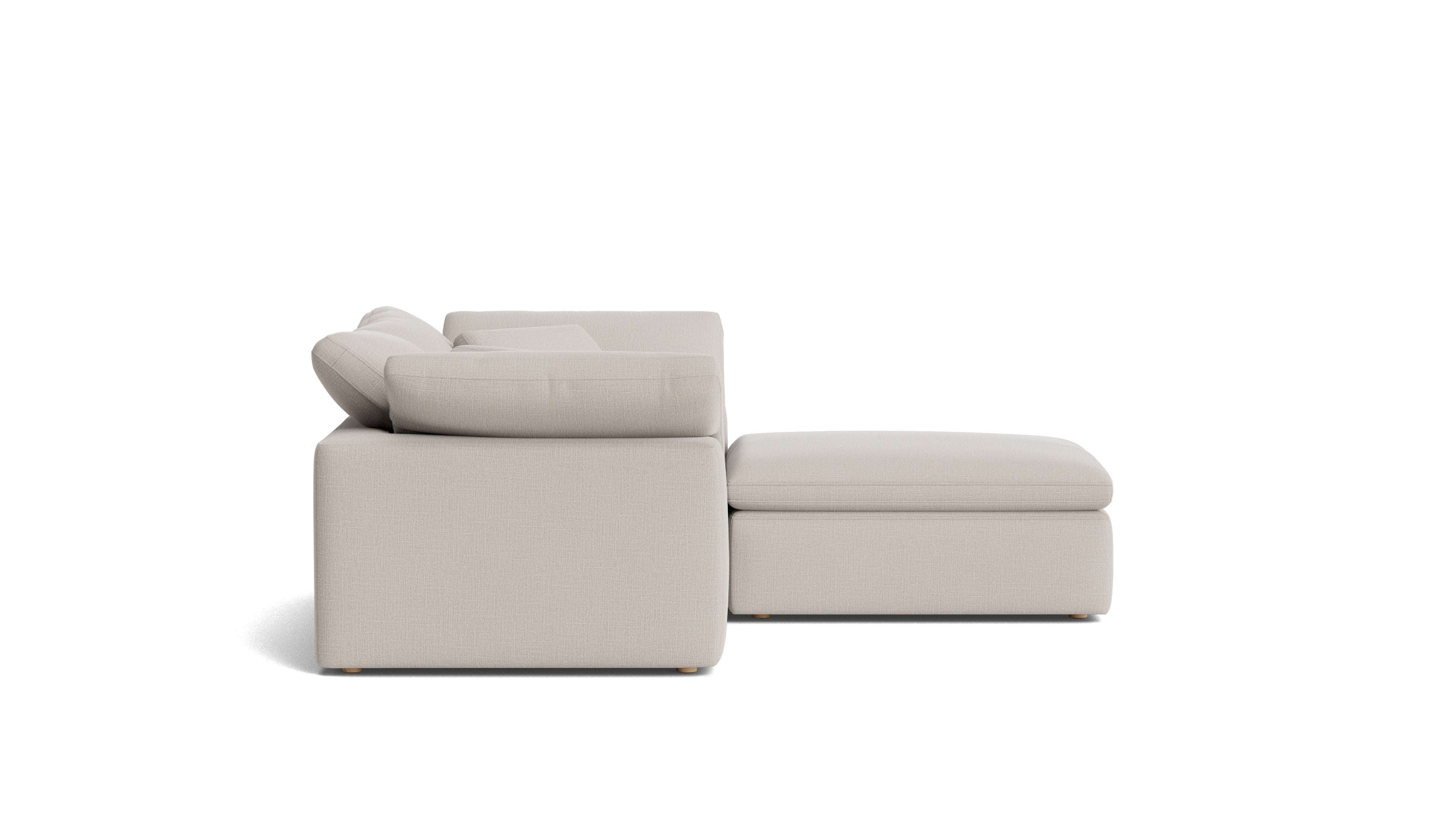 Movie Night™ 3 - Piece Modular Sectional, Standard, Clay - Sundays Company CanadaSEC-YJ-913-015