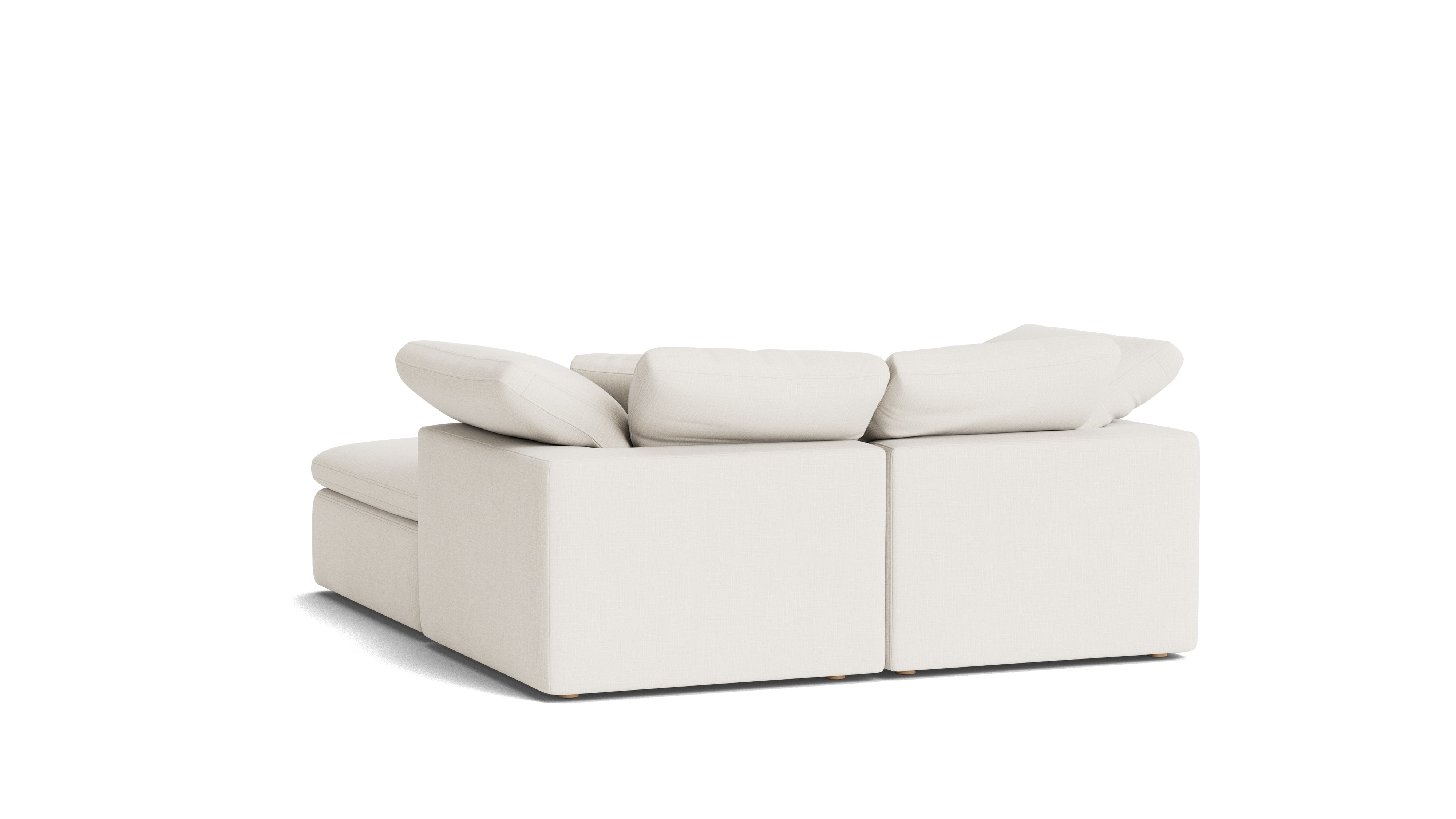 Movie Night™ 3 - Piece Modular Sectional, Standard, Cream Linen - Sundays Company CanadaSEC-YJ-913-018