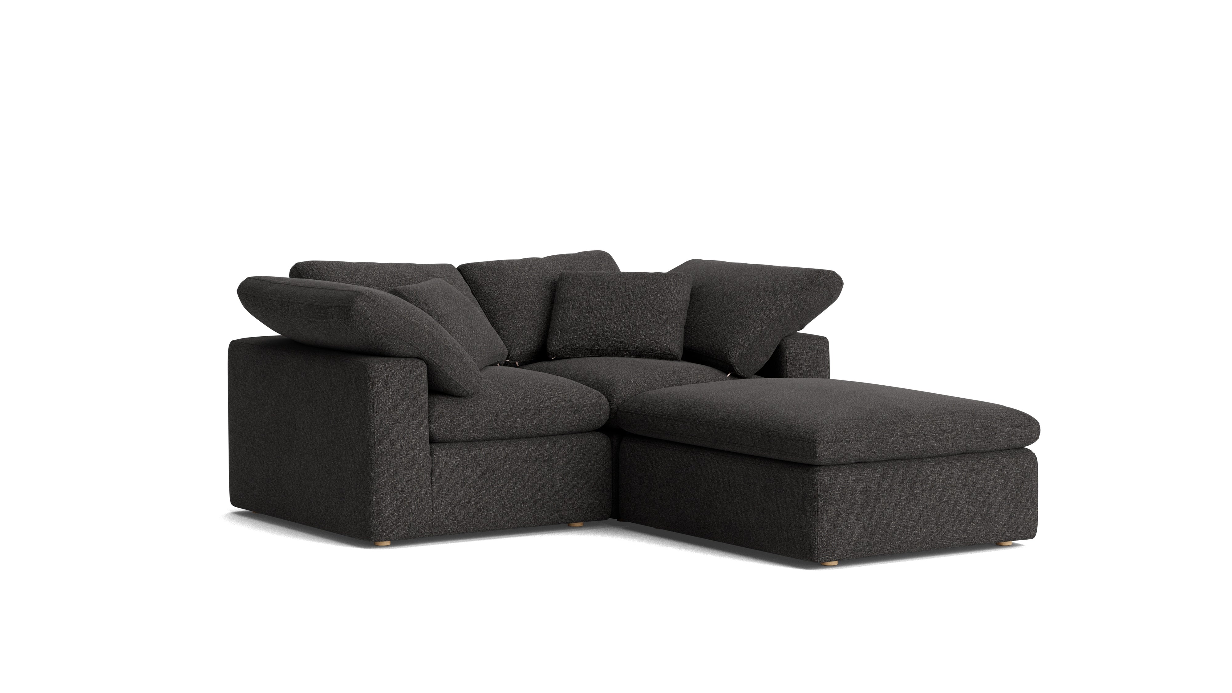 Movie Night™ 3 - Piece Modular Sectional, Standard, Dark Shadow - Sundays Company CanadaSEC-YJ-913-025