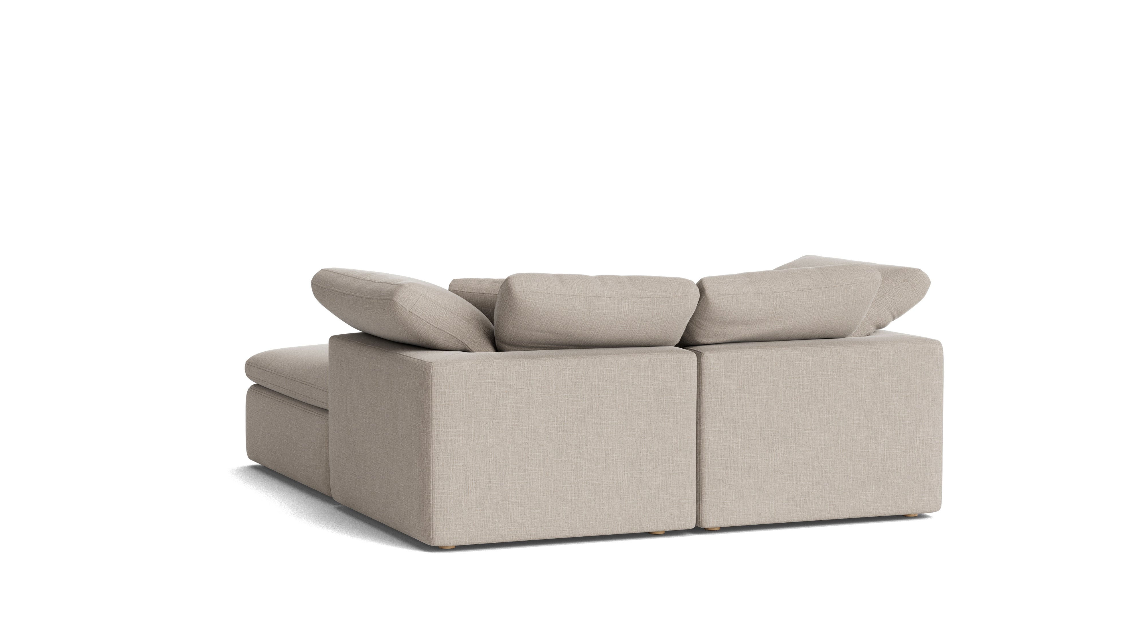 Movie Night™ 3 - Piece Modular Sectional, Standard, Light Pebble - Sundays Company CanadaSEC-YJ-913-029