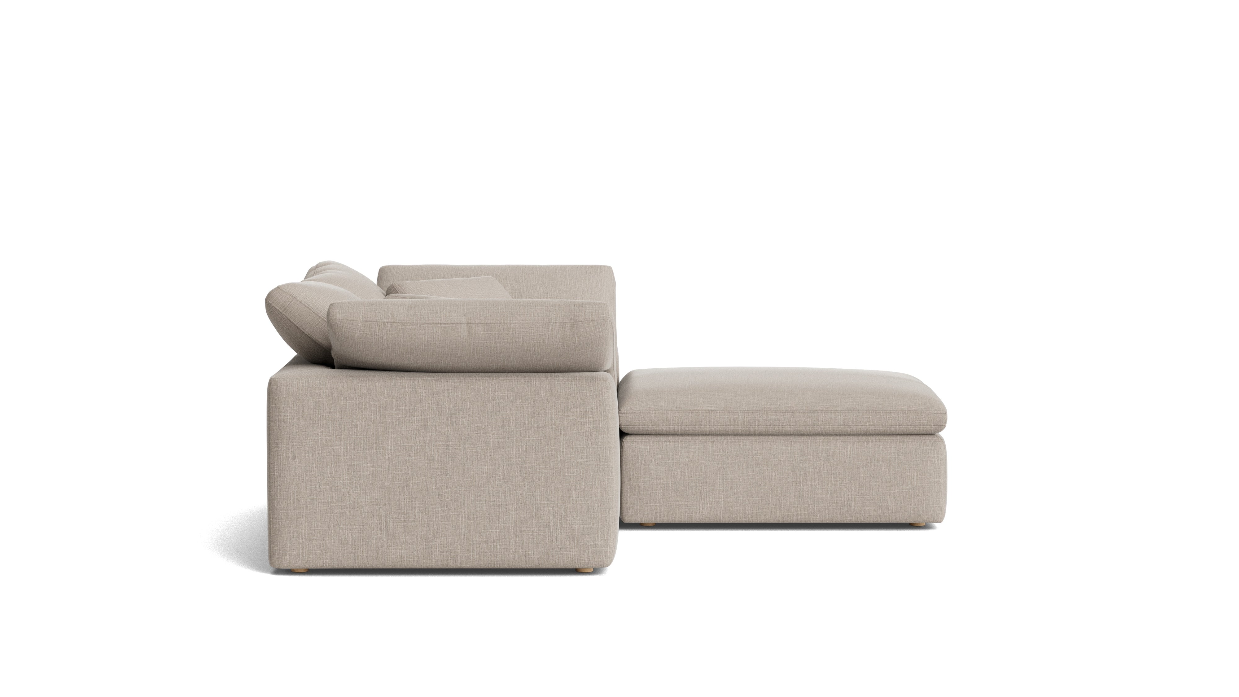 Movie Night™ 3 - Piece Modular Sectional, Standard, Light Pebble - Sundays Company CanadaSEC-YJ-913-029