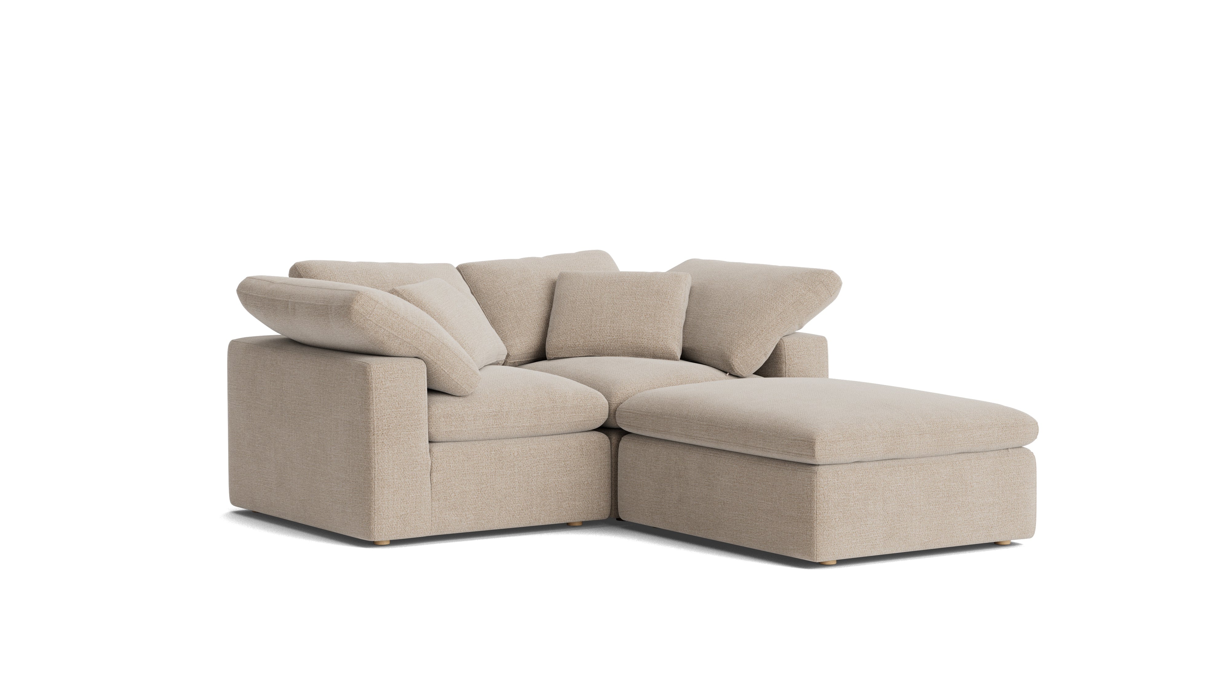 Movie Night™ 3 - Piece Modular Sectional, Standard, Champagne - Sundays Company CanadaSEC-YJ-913-041