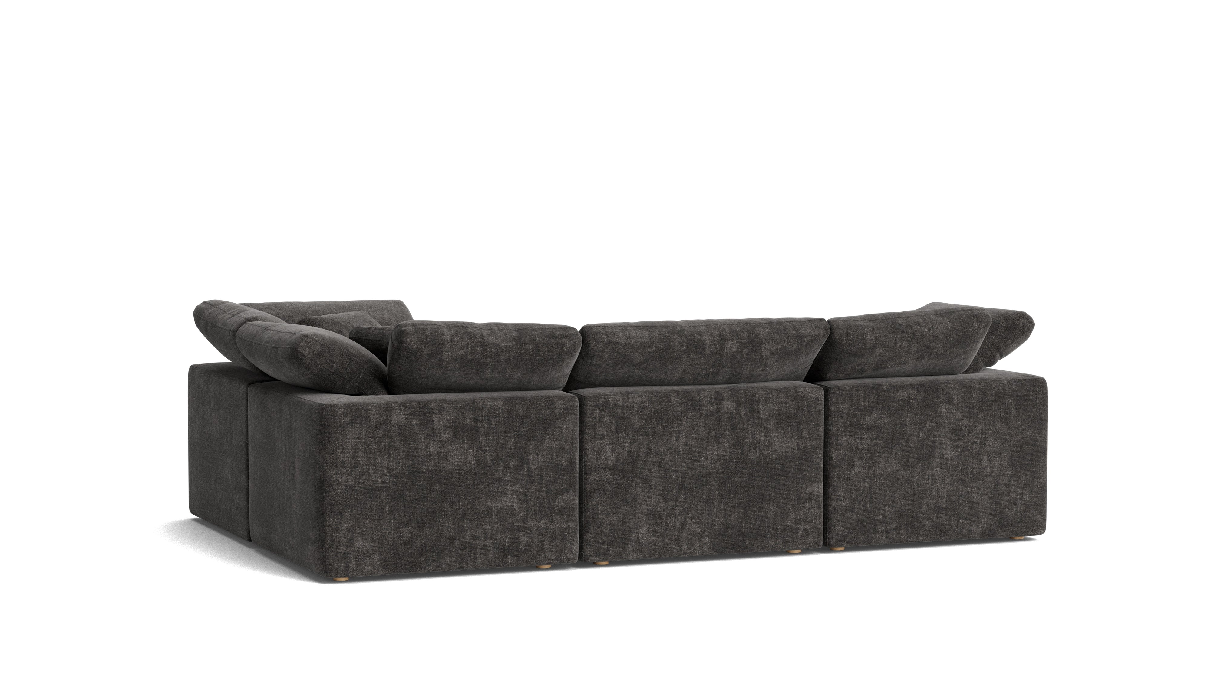 Movie Night™ 4 - Piece Modular Sectional Closed, Standard, Truffle - Sundays Company CanadaSEC-YJ-914-003