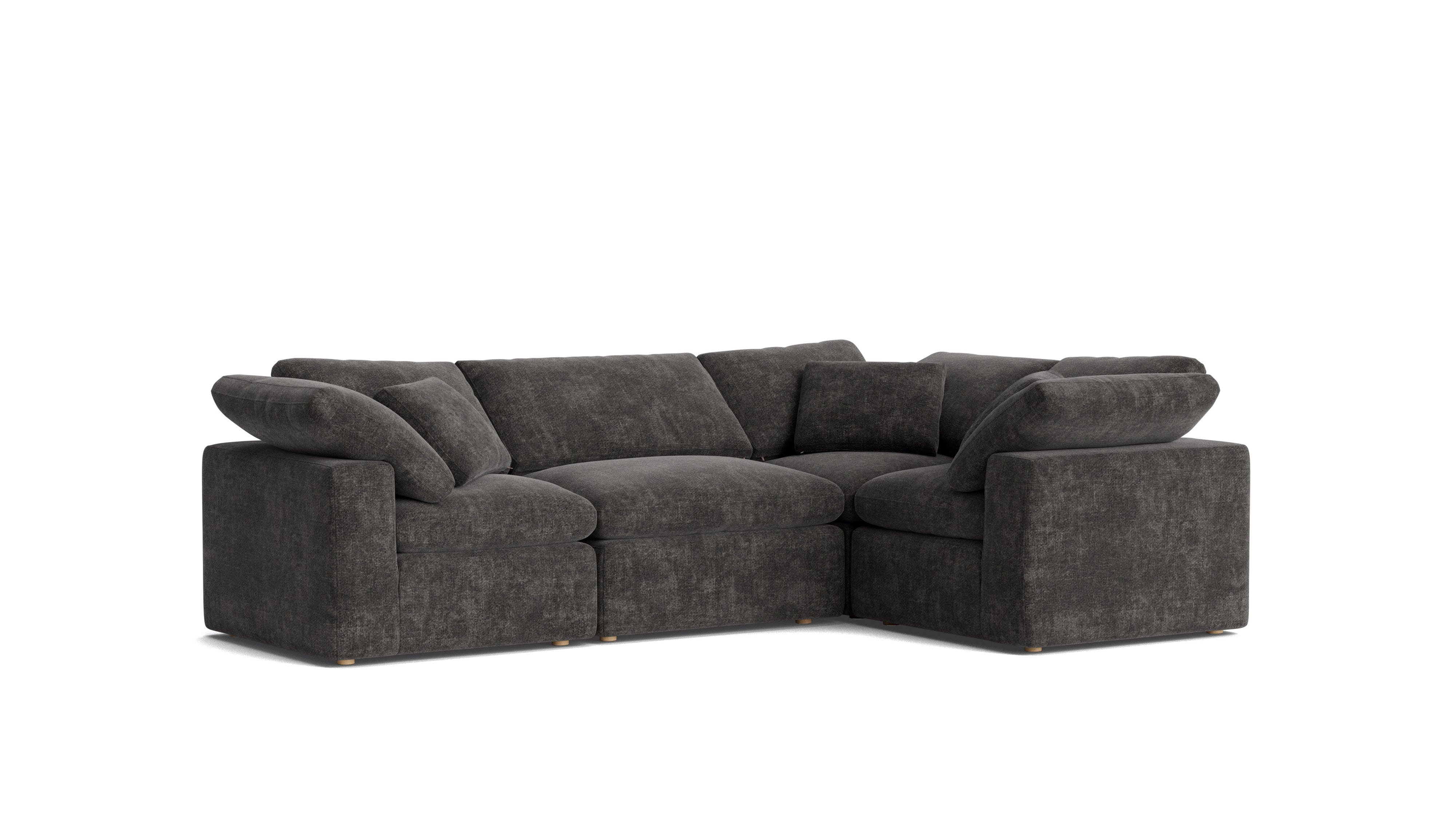Movie Night™ 4 - Piece Modular Sectional Closed, Standard, Truffle - Sundays Company CanadaSEC-YJ-914-003