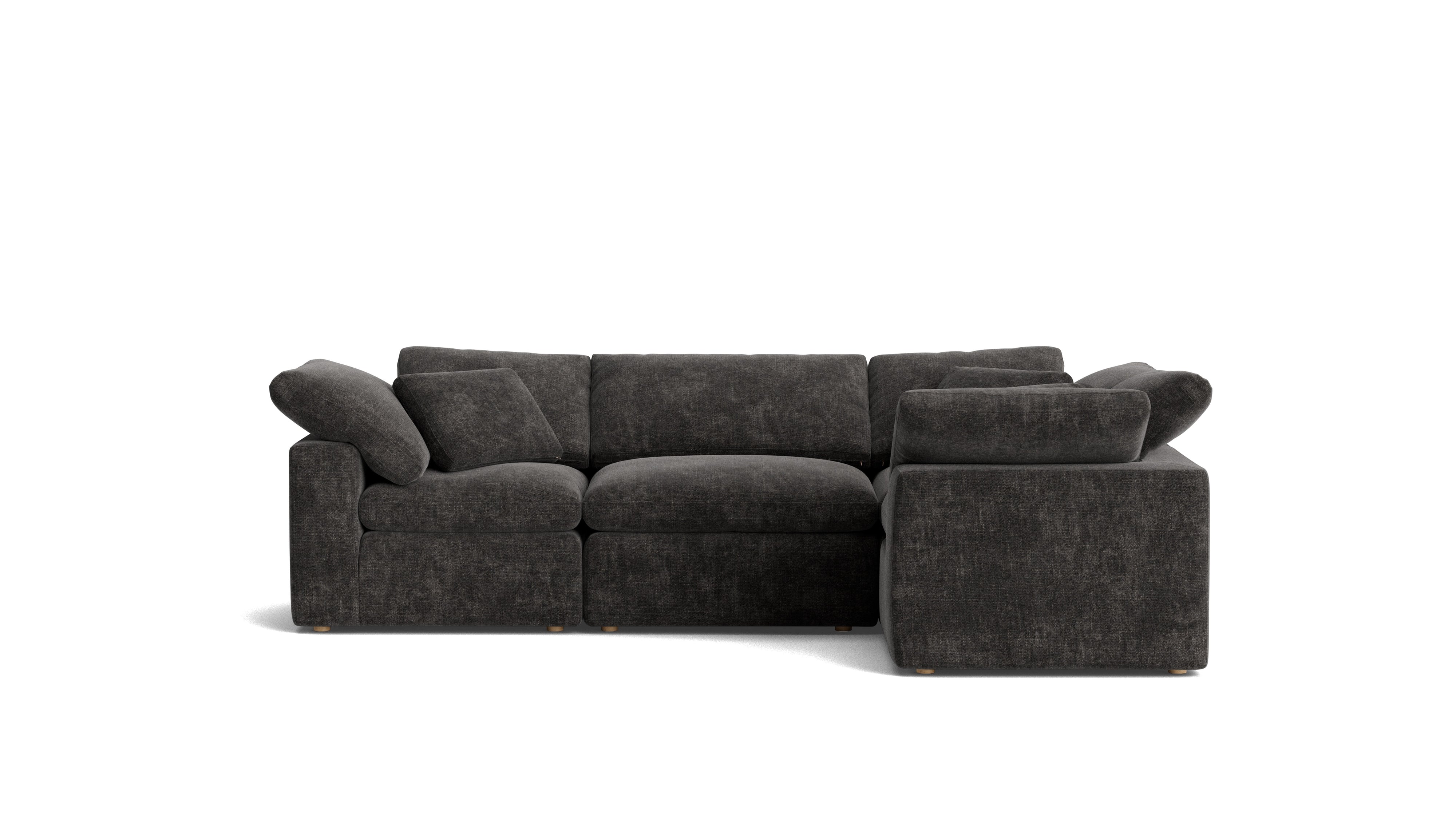 Movie Night™ 4 - Piece Modular Sectional Closed, Standard, Truffle - Sundays Company CanadaSEC-YJ-914-003