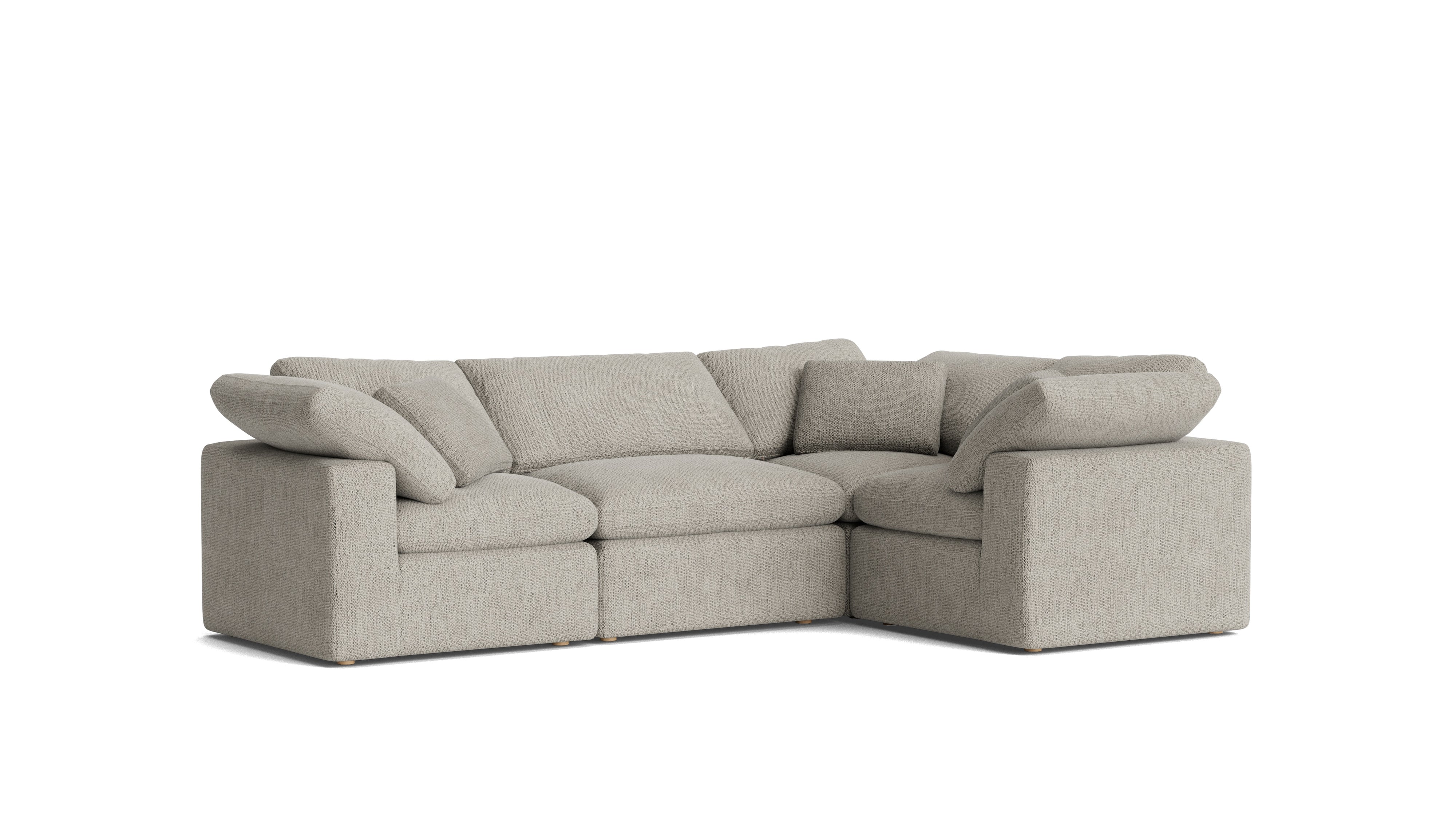 Movie Night™ 4 - Piece Modular Sectional Closed, Standard, Oatmeal - Sundays Company CanadaSEC-YJ-914-007