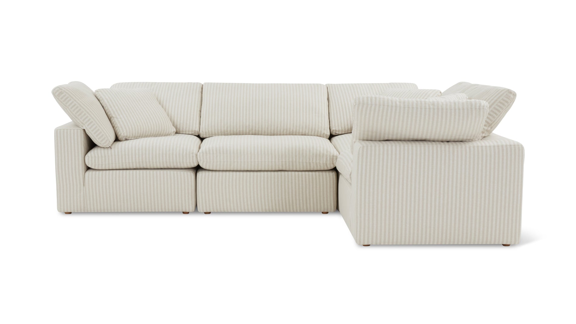 Movie Night™ 4-Piece Modular Sectional Closed, Standard, Newport Stripe_image