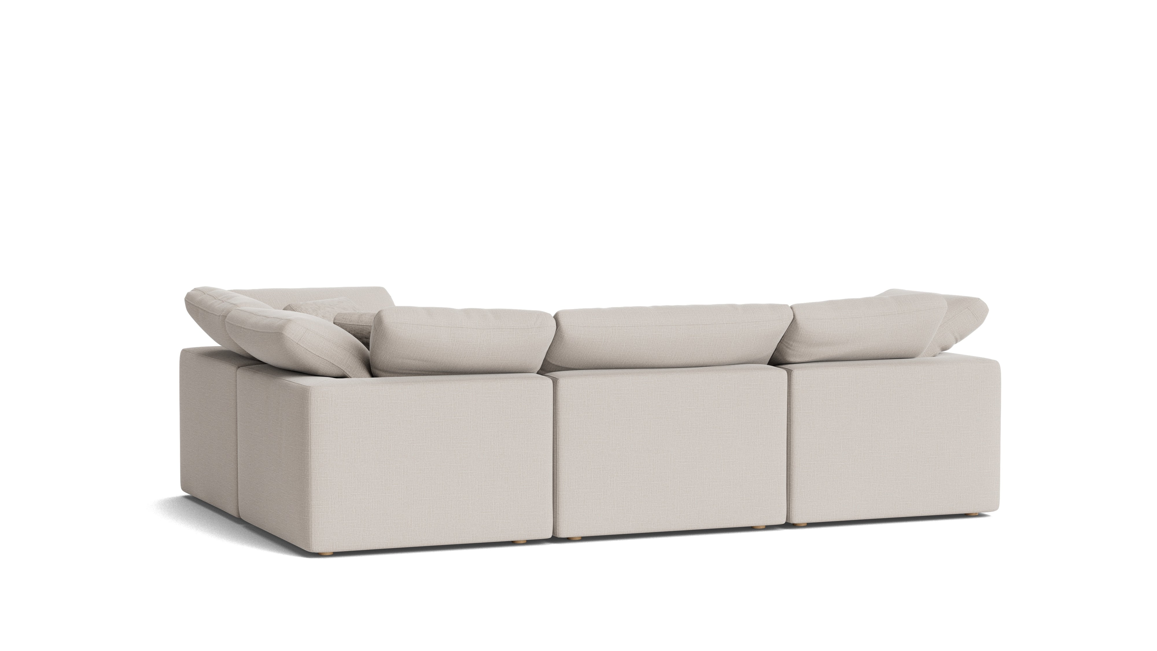 Movie Night™ 4 - Piece Modular Sectional Closed, Standard, Clay - Sundays Company CanadaSEC-YJ-914-015