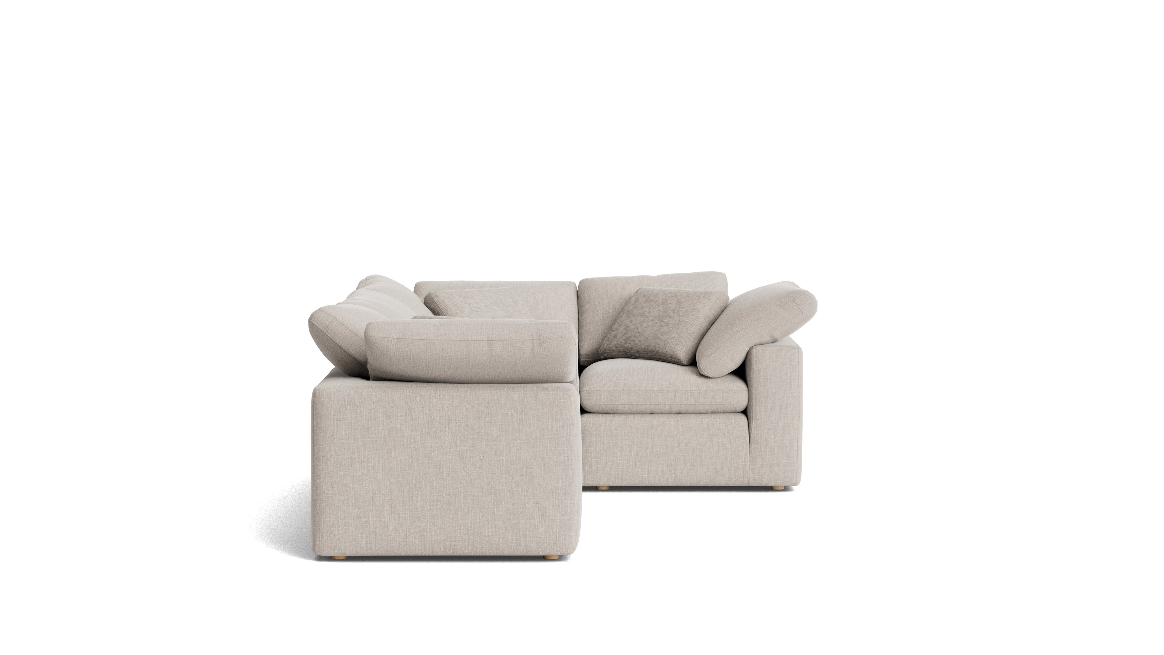 Movie Night™ 4 - Piece Modular Sectional Closed, Standard, Clay - Sundays Company CanadaSEC-YJ-914-015