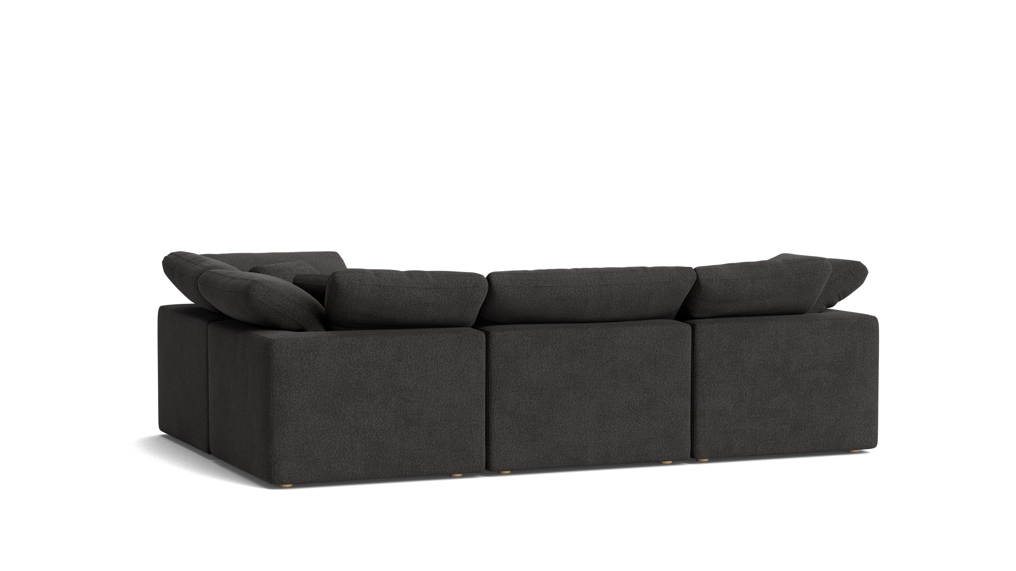 Movie Night™ 4 - Piece Modular Sectional Closed, Standard, Dark Shadow - Sundays Company CanadaSEC-YJ-914-025
