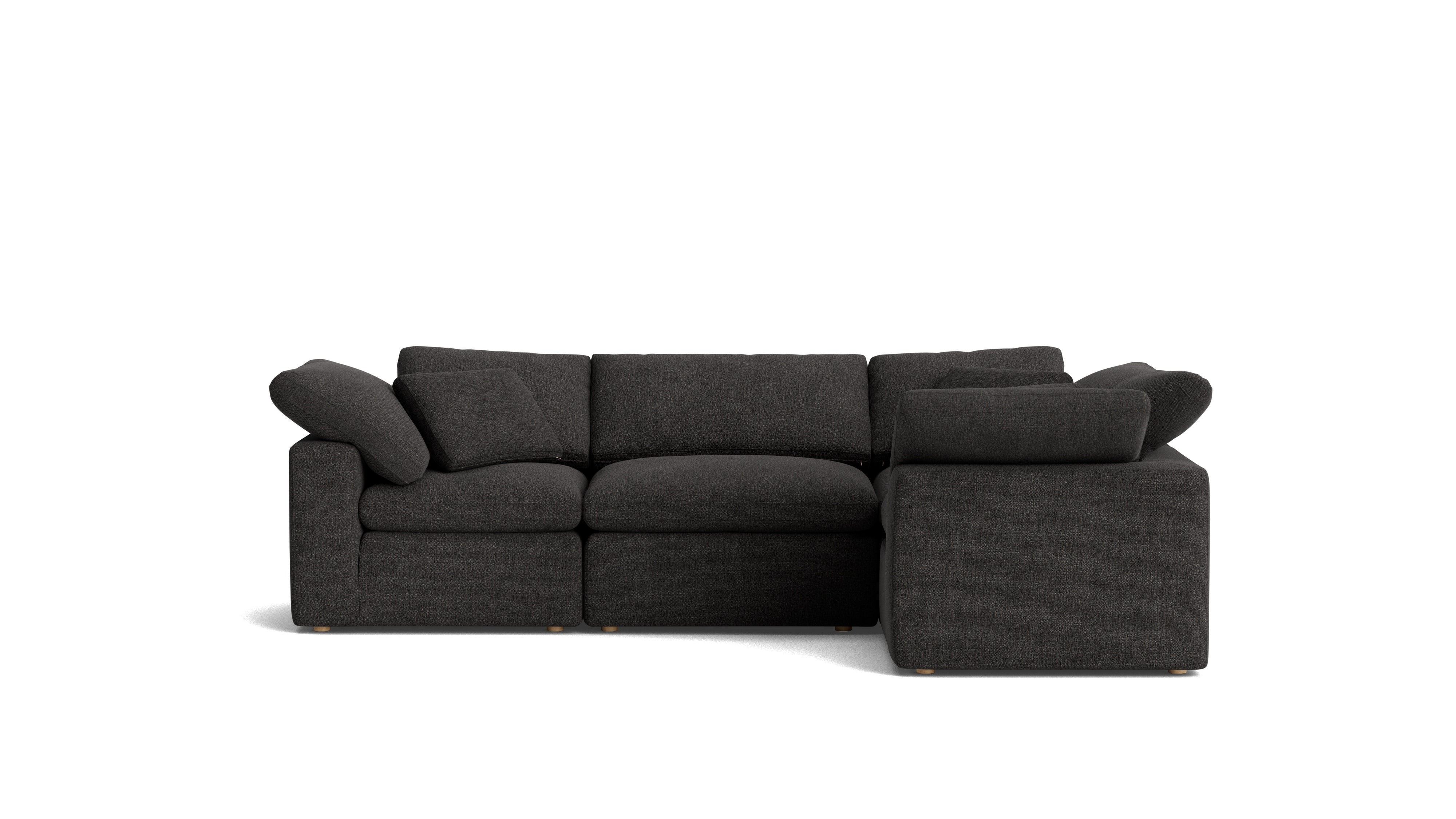 Movie Night™ 4 - Piece Modular Sectional Closed, Standard, Dark Shadow - Sundays Company CanadaSEC-YJ-914-025