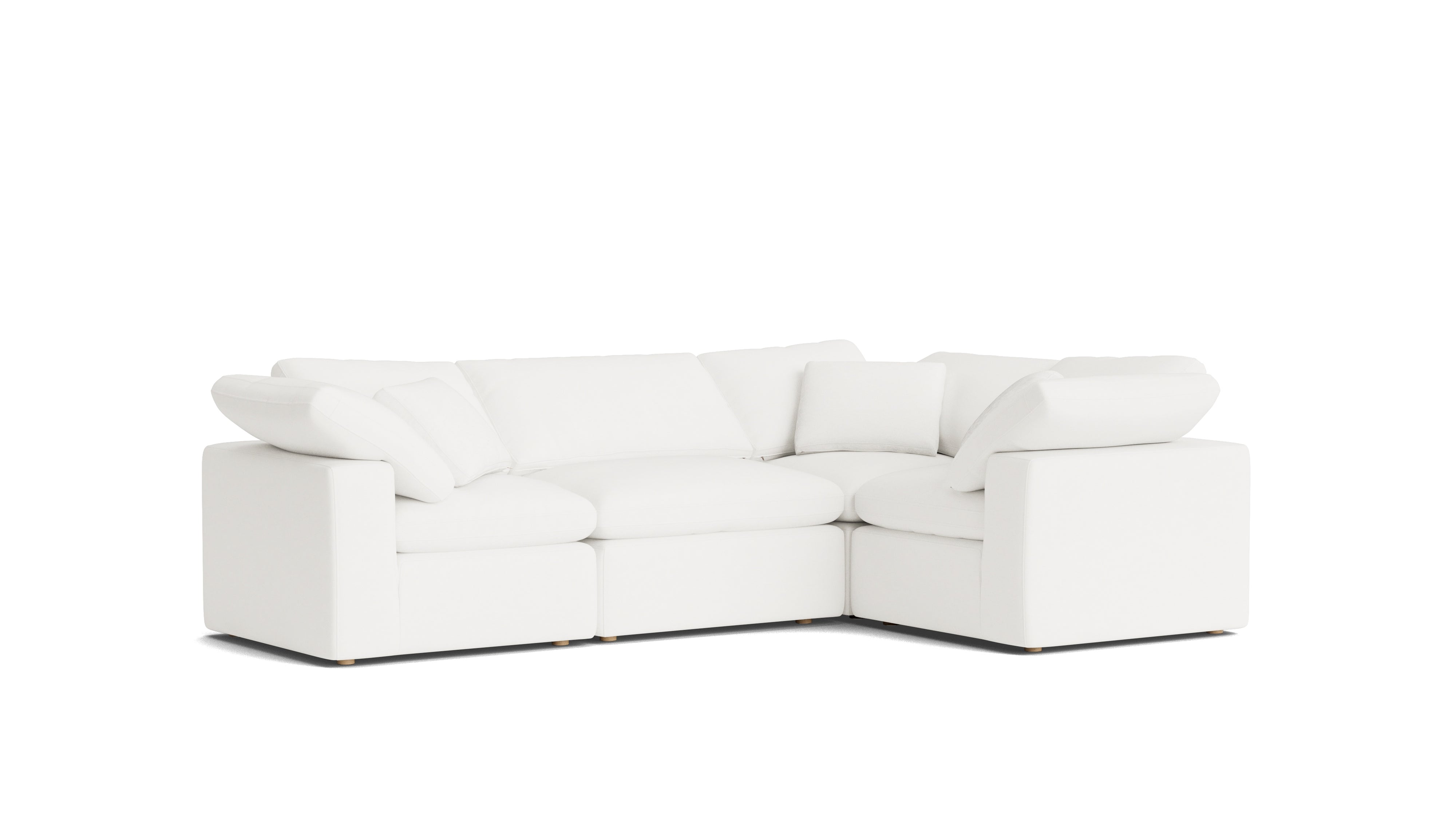 Movie Night™ 4 - Piece Modular Sectional Closed, Standard, Brie - Sundays Company CanadaSEC-YJ-914-037