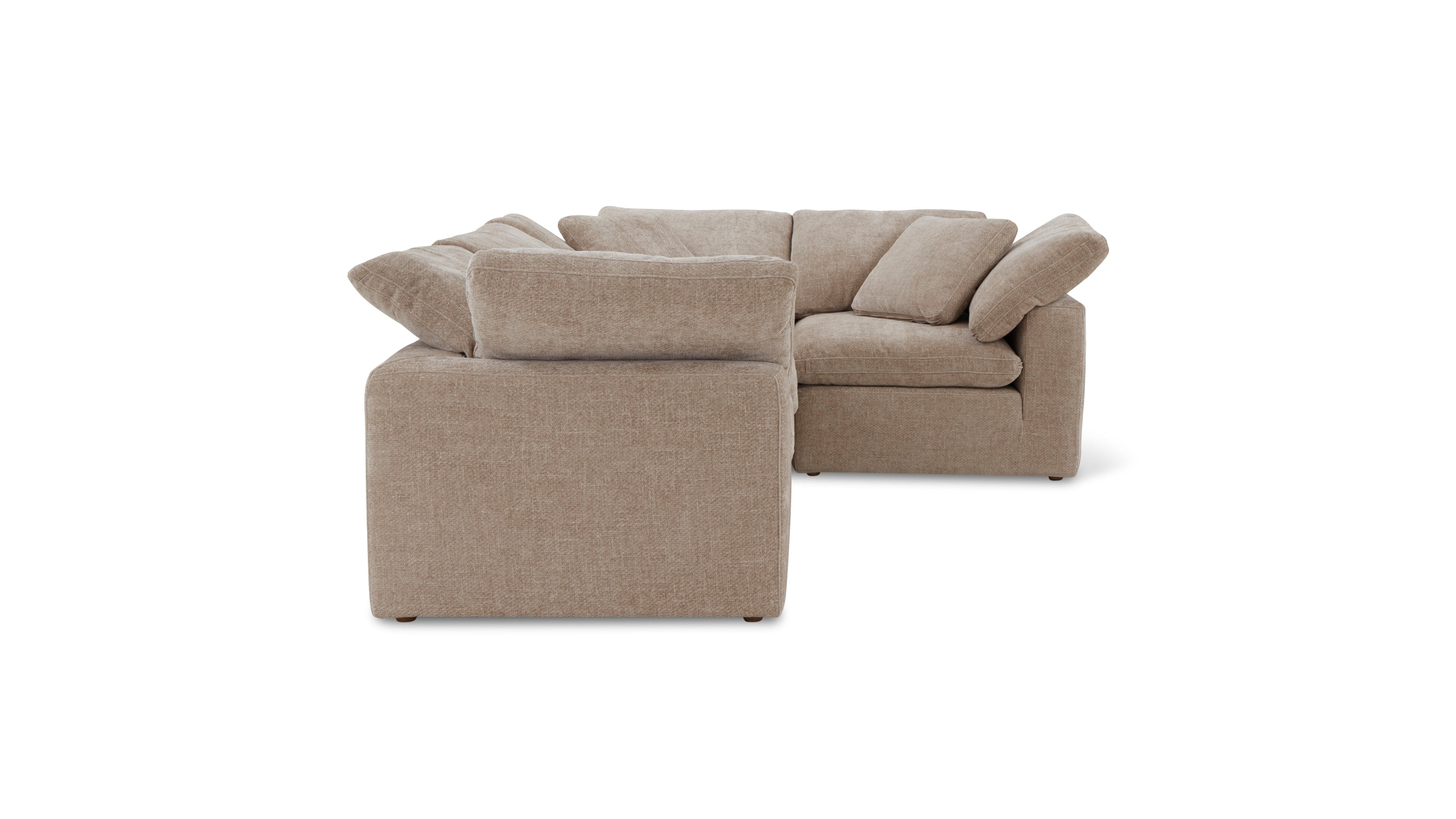 Movie Night™ 4-Piece Modular Sectional Closed, Standard, Champagne - Image 11