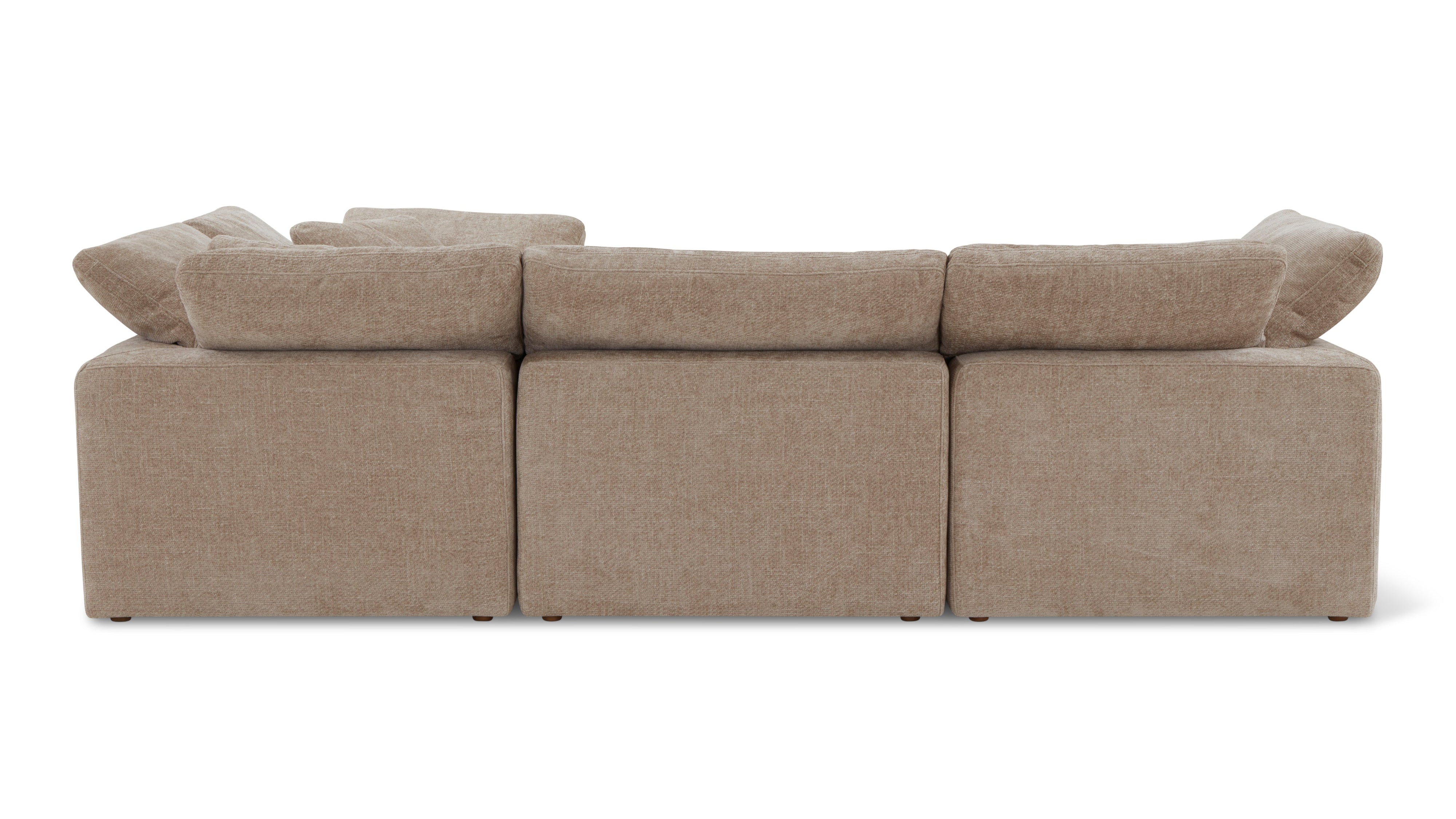 Movie Night™ 4-Piece Modular Sectional Closed, Standard, Champagne - Image 11