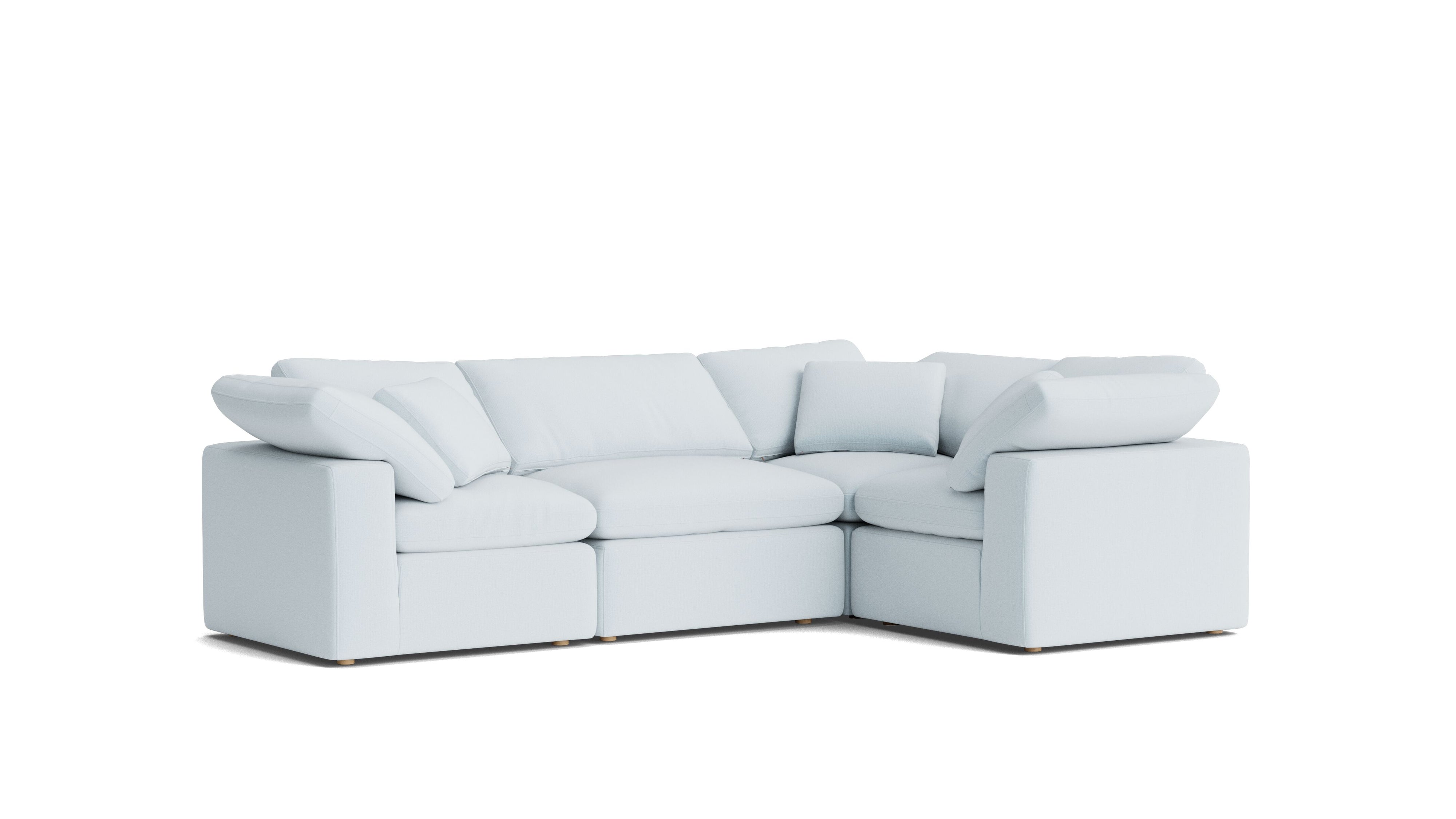 Movie Night™ 4-Piece Modular Sectional Closed, Standard, Cove