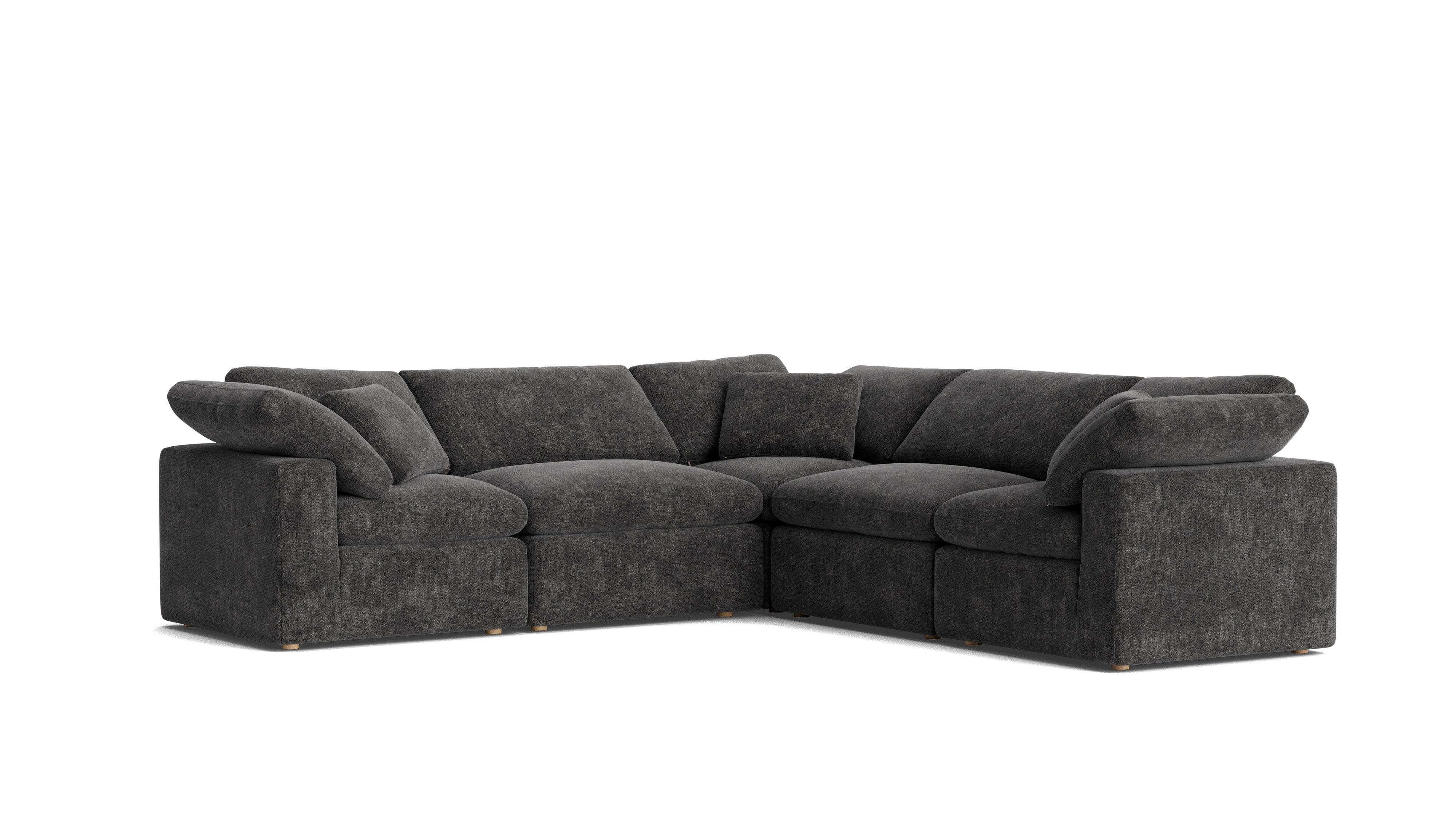 Movie Night™ 5 - Piece Modular Sectional Closed, Standard, Truffle - Sundays Company CanadaSEC-YJ-915-003
