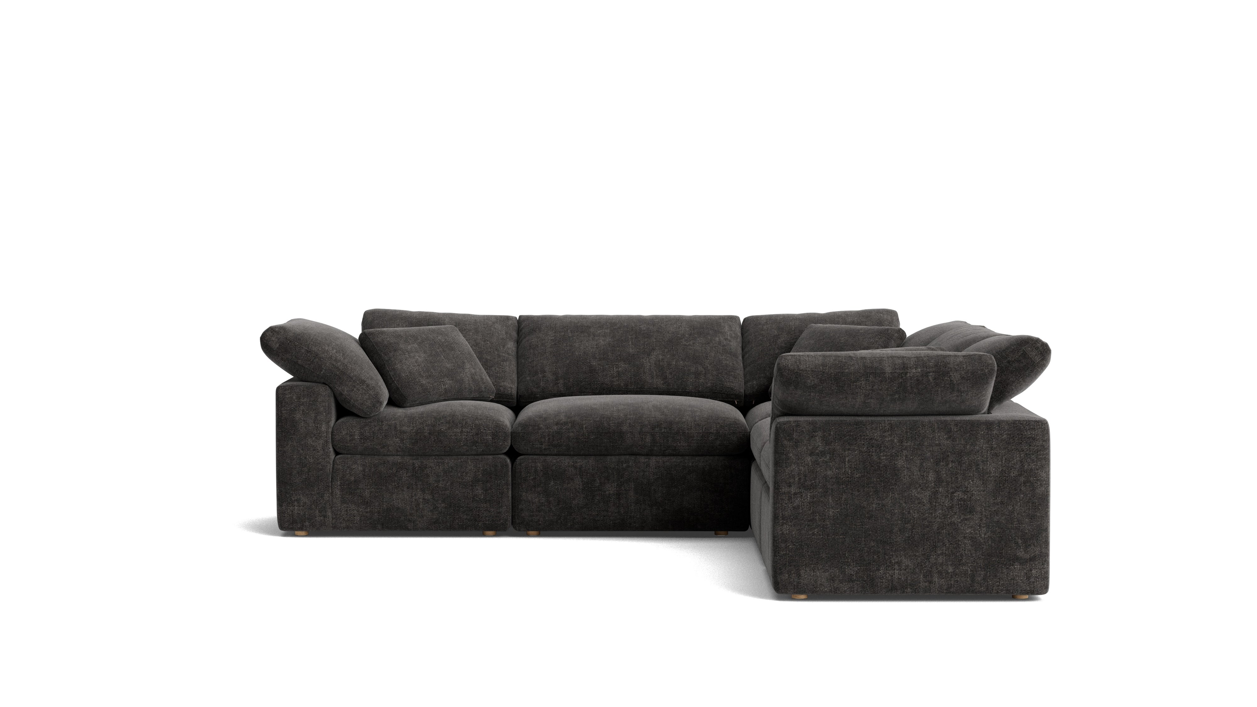 Movie Night™ 5 - Piece Modular Sectional Closed, Standard, Truffle - Sundays Company CanadaSEC-YJ-915-003