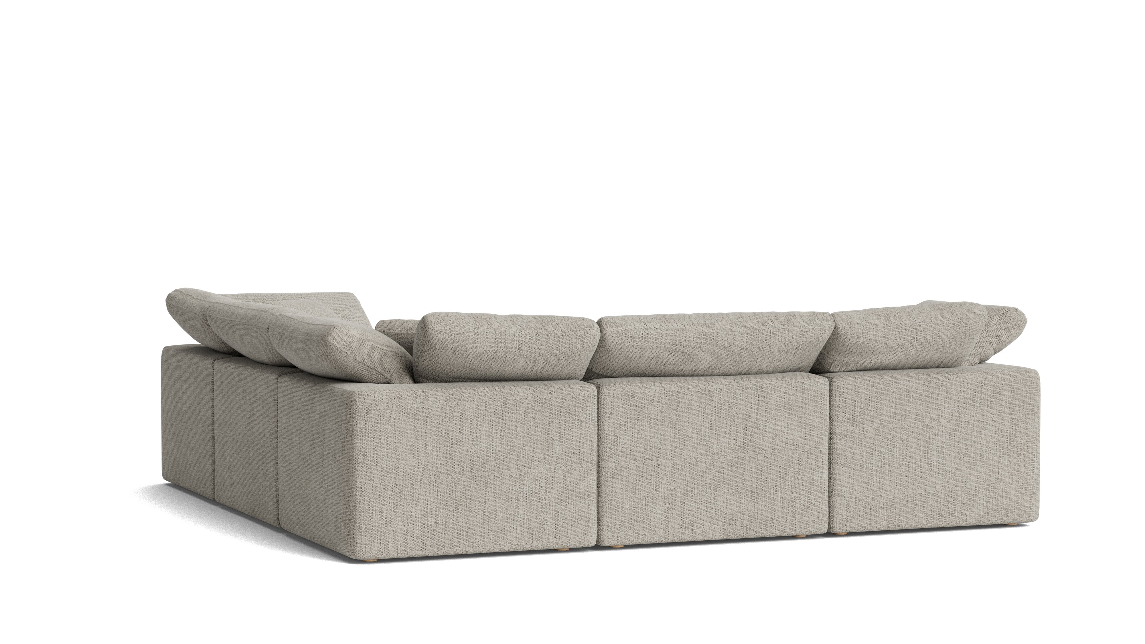 Movie Night™ 5 - Piece Modular Sectional Closed, Standard, Oatmeal - Sundays Company CanadaSEC-YJ-915-007
