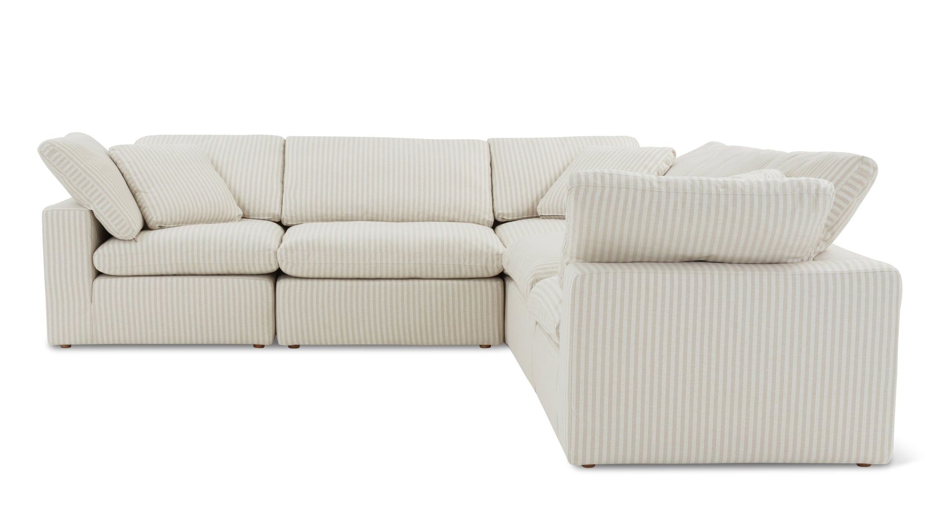 Movie Night™ 5-Piece Modular Sectional Closed, Standard, Newport Stripe_image