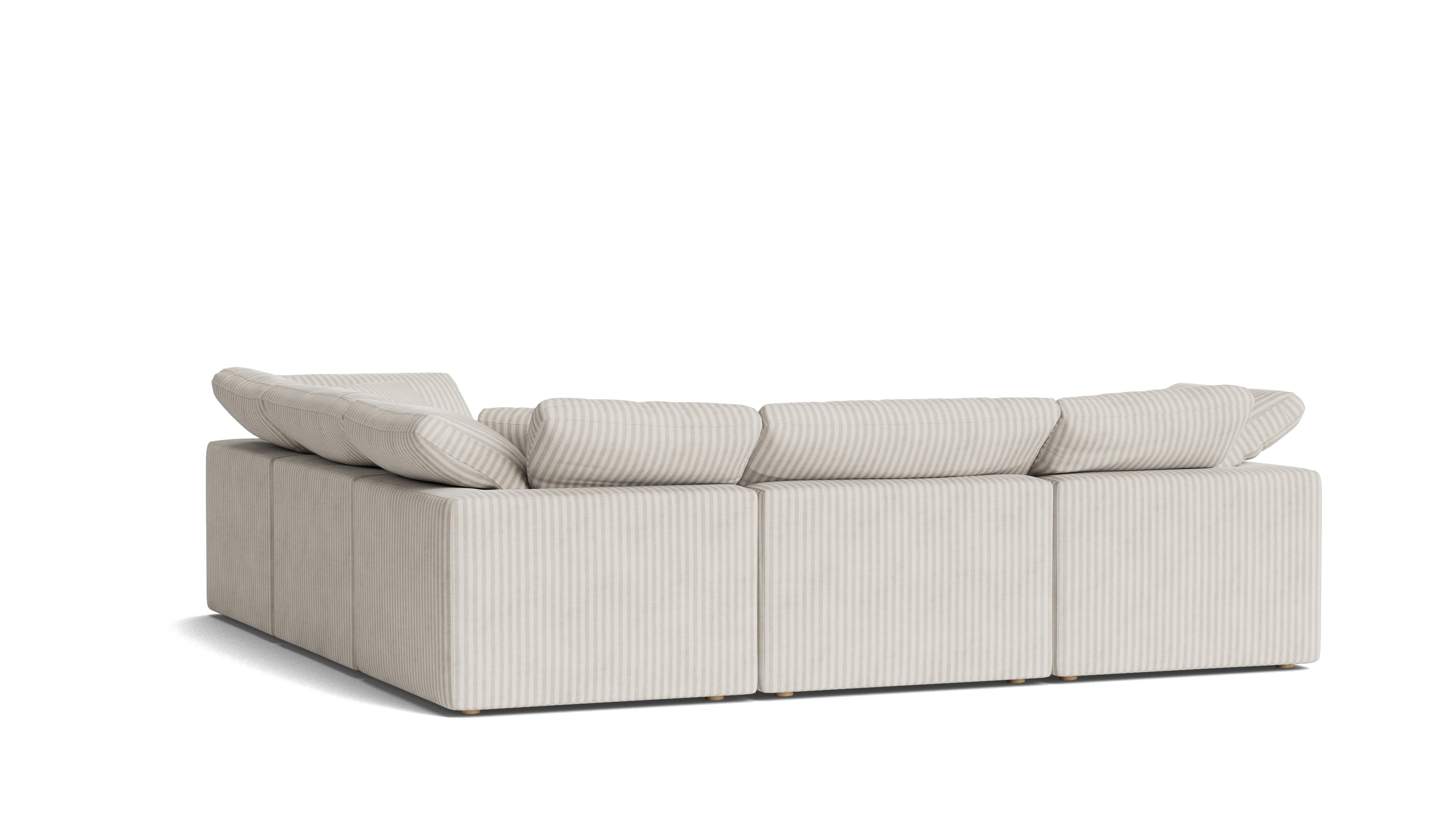 Movie Night™ 5 - Piece Modular Sectional Closed, Standard, Newport Stripe - Sundays Company CanadaSEC-YJ-915-011