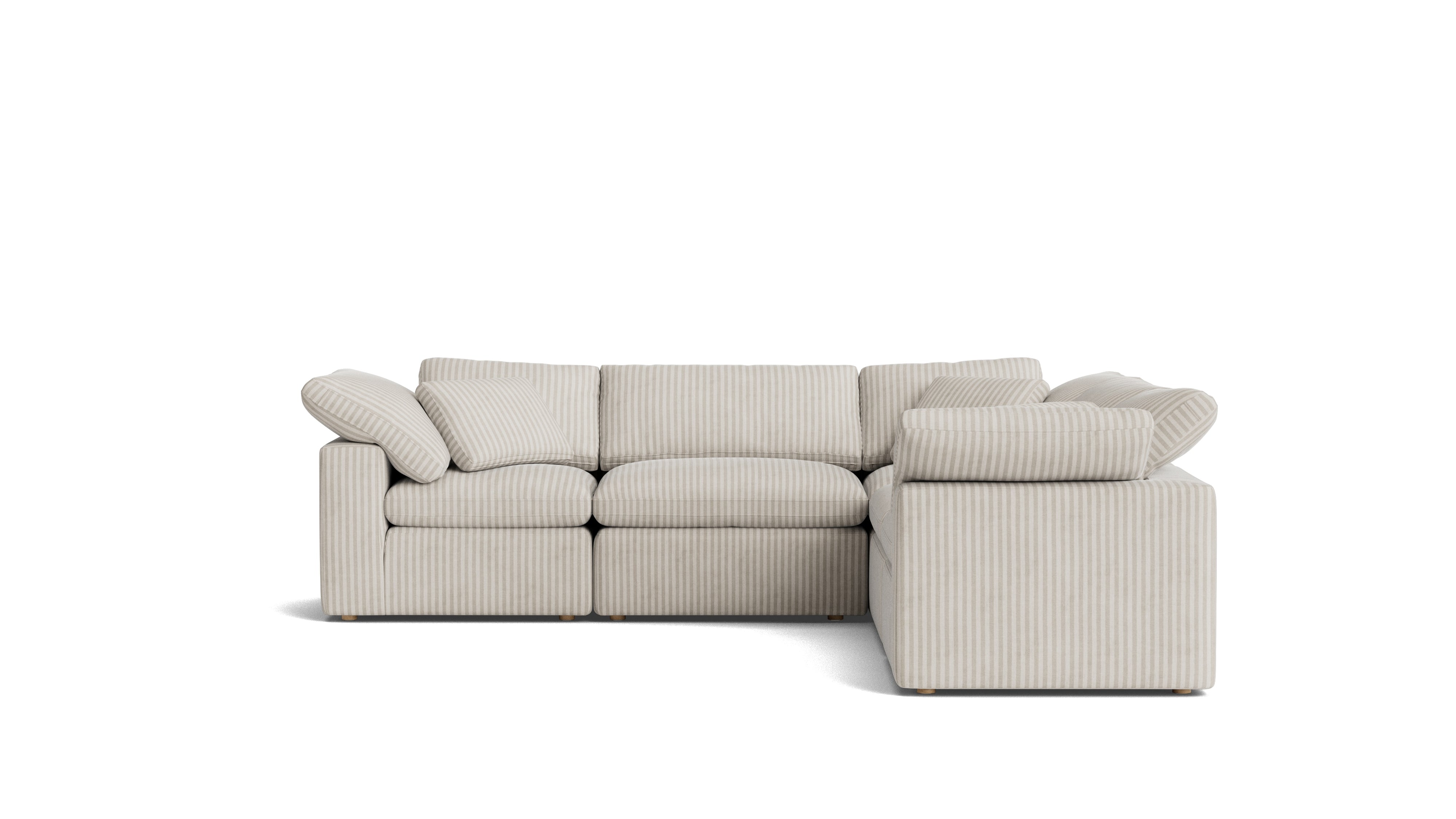Movie Night™ 5 - Piece Modular Sectional Closed, Standard, Newport Stripe - Sundays Company CanadaSEC-YJ-915-011