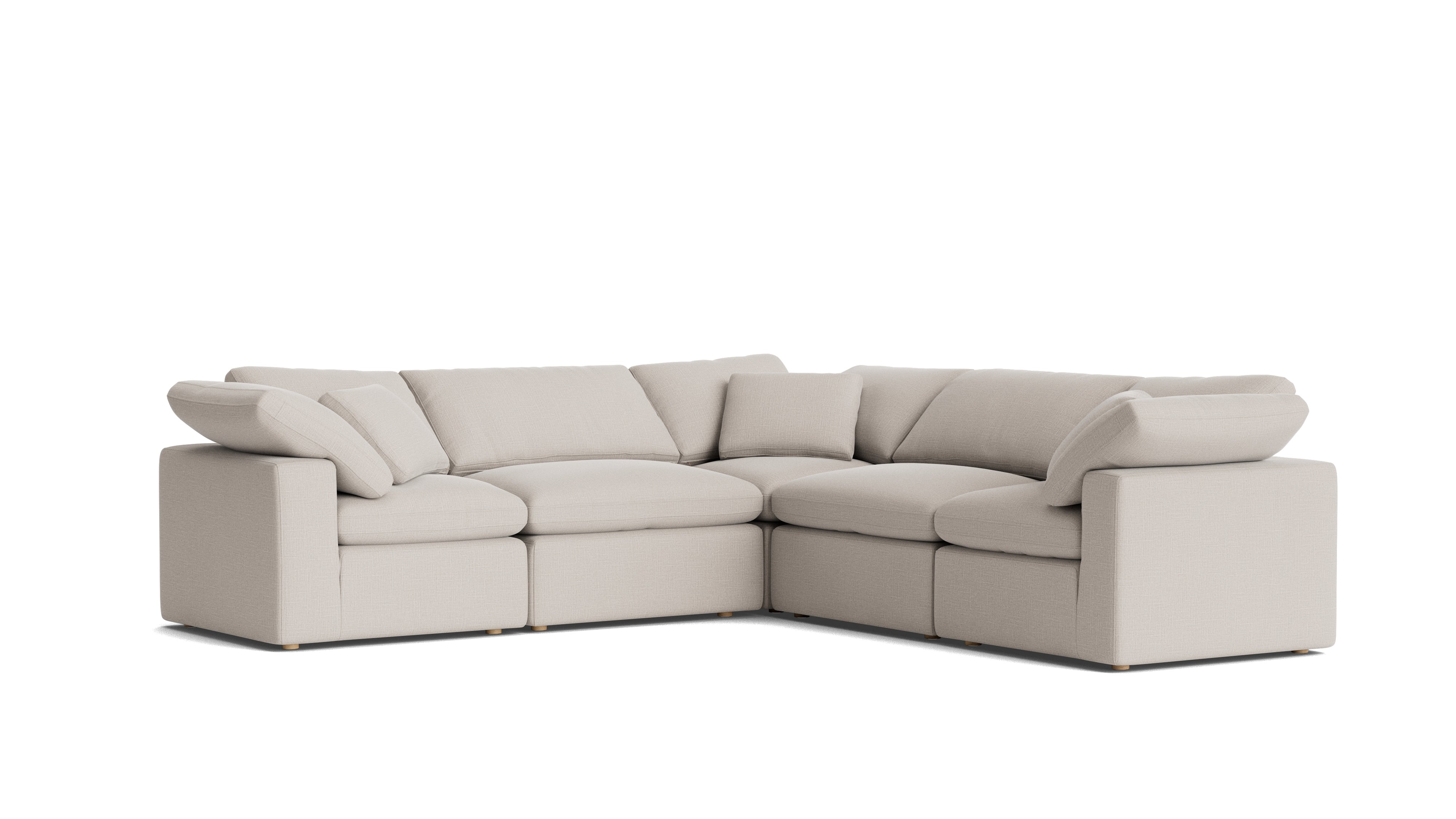 Movie Night™ 5 - Piece Modular Sectional Closed, Standard, Clay - Sundays Company CanadaSEC-YJ-915-015