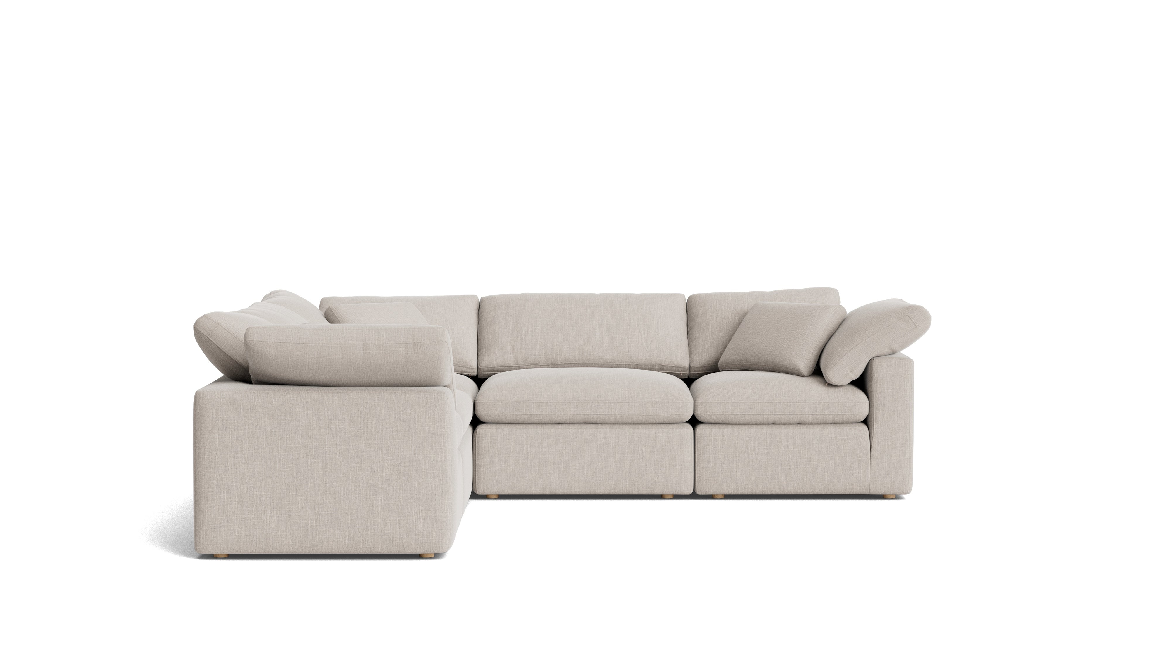 Movie Night™ 5 - Piece Modular Sectional Closed, Standard, Clay - Sundays Company CanadaSEC-YJ-915-015