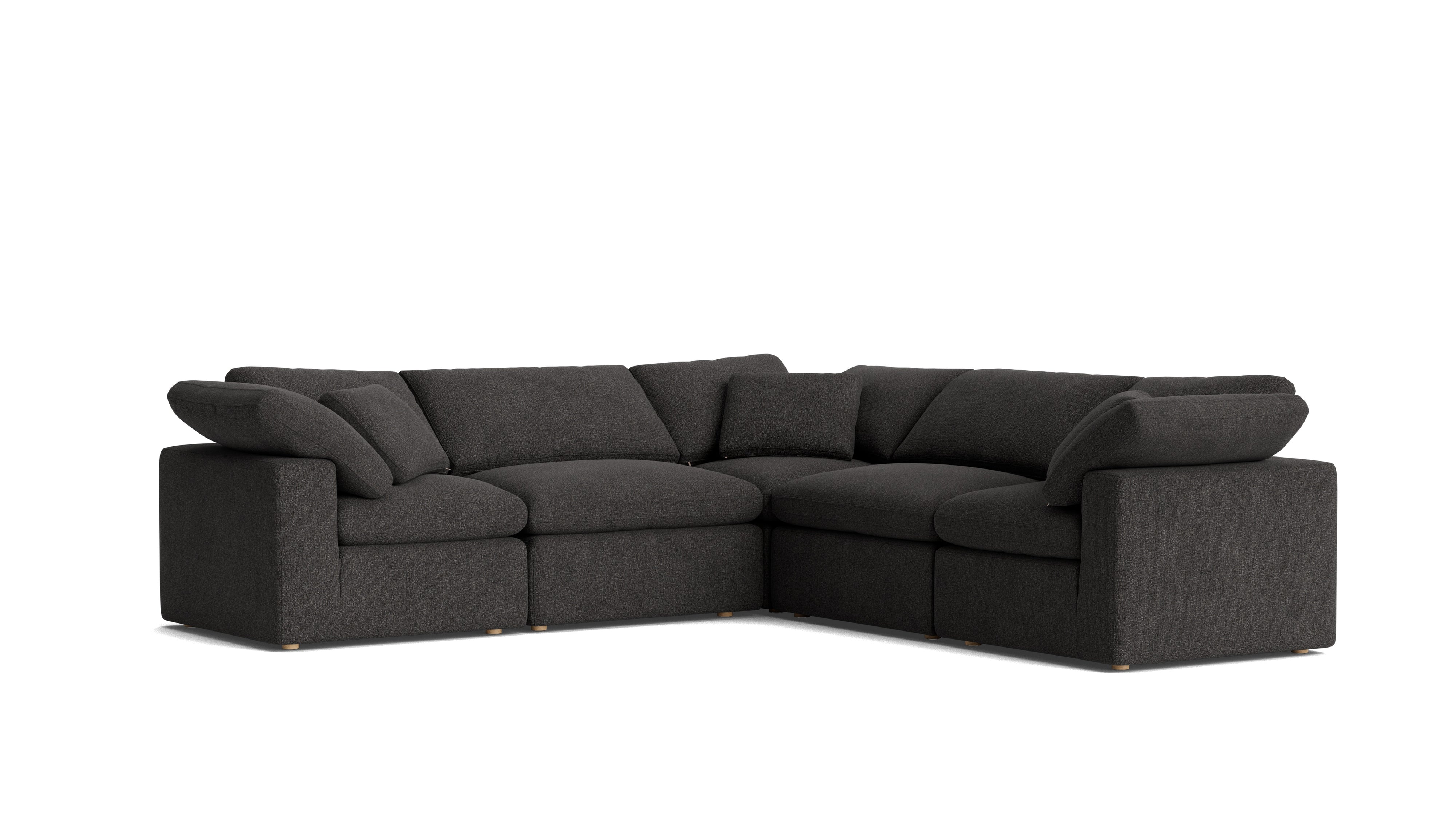 Movie Night™ 5 - Piece Modular Sectional Closed, Standard, Dark Shadow - Sundays Company CanadaSEC-YJ-915-025