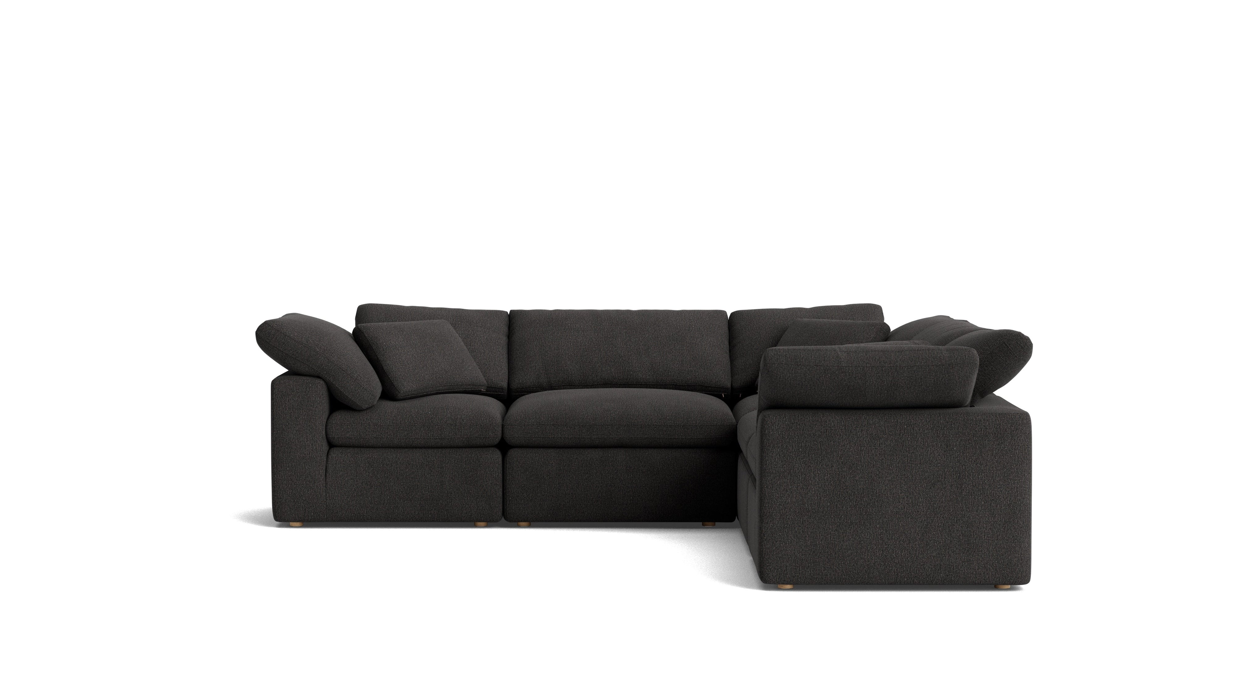 Movie Night™ 5-Piece Modular Sectional Closed, Standard, Dark Shadow