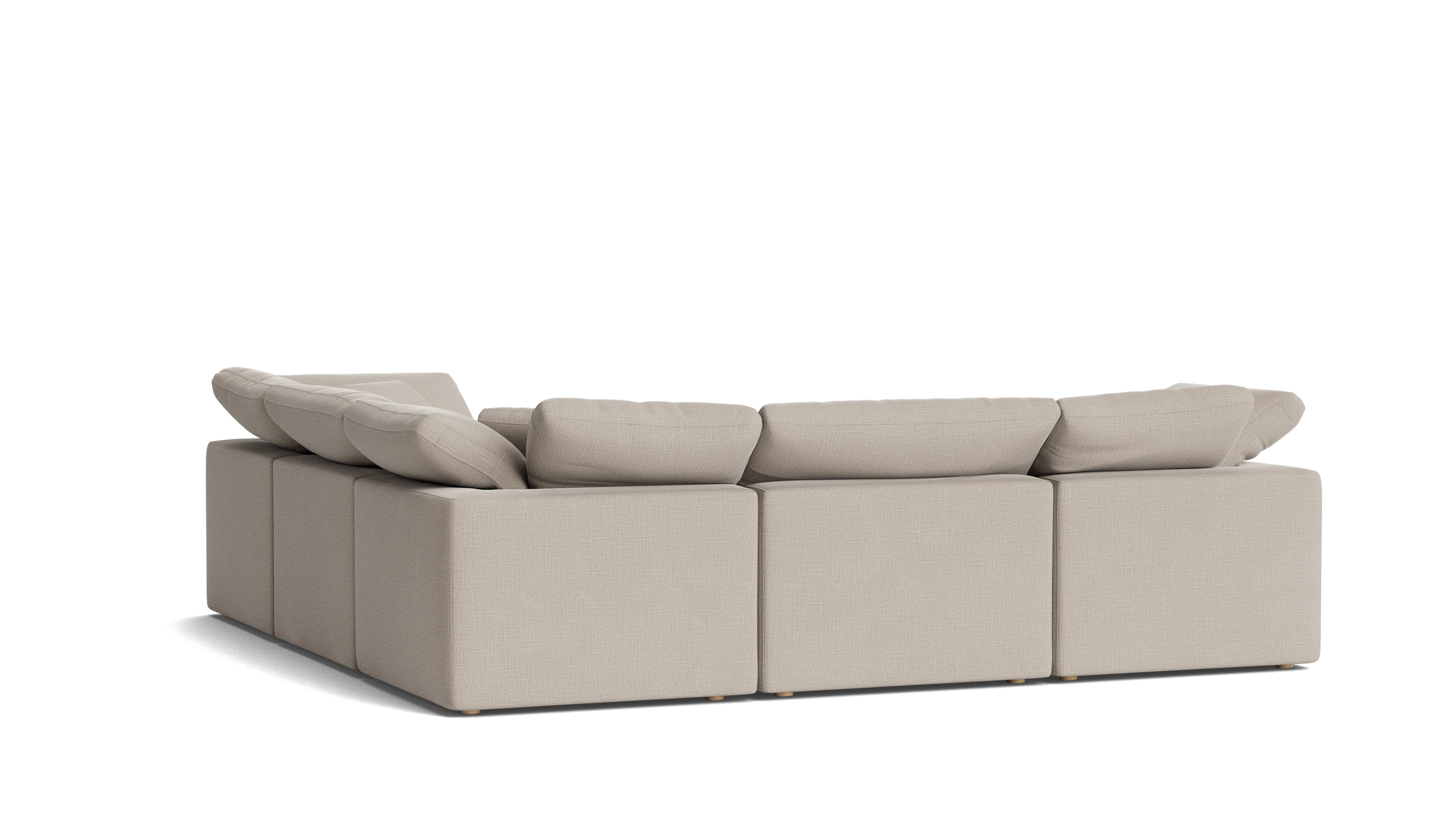 Movie Night™ 5 - Piece Modular Sectional Closed, Standard, Light Pebble - Sundays Company CanadaSEC-YJ-915-029