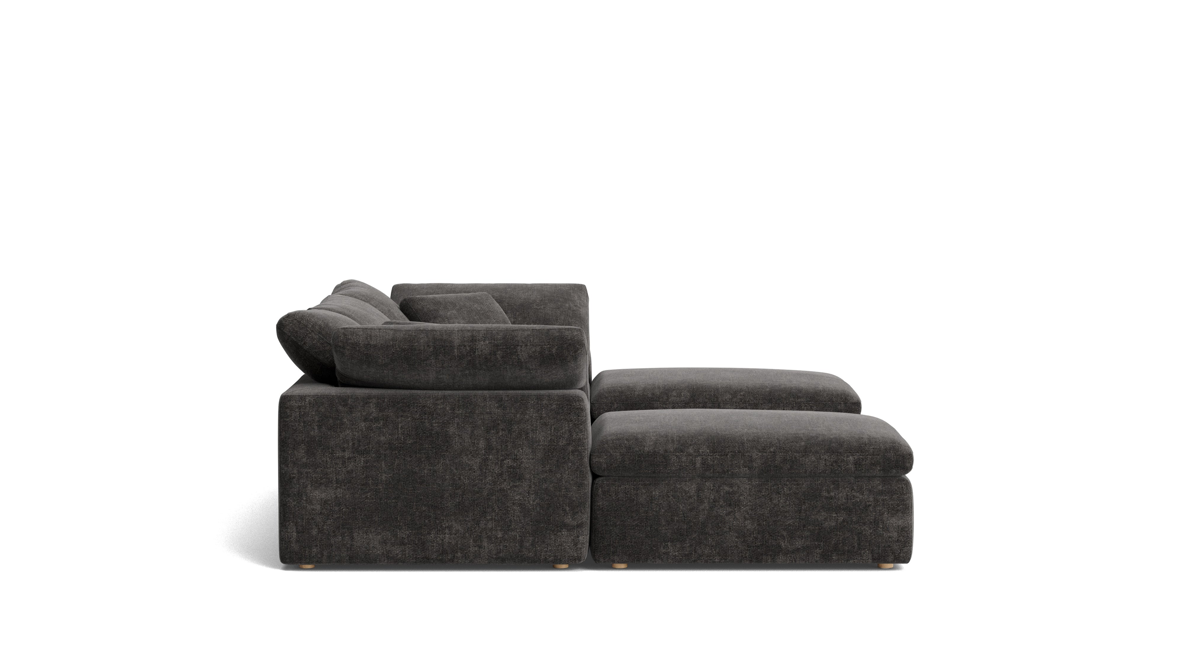 Movie Night™ 5 - Piece Modular U - Shaped Sectional, Standard, Truffle - Sundays Company CanadaSEC-YJ-916-003