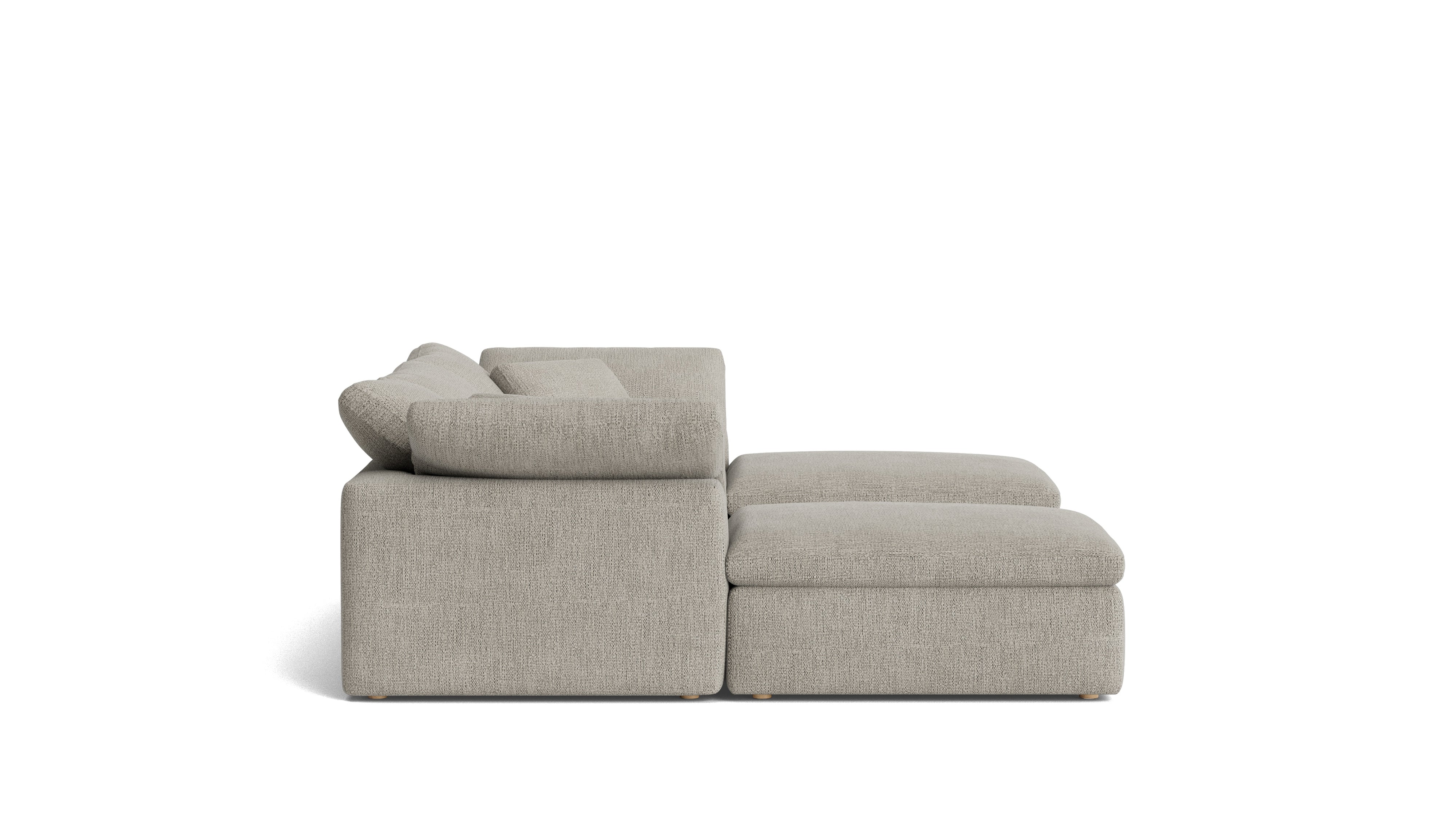 Movie Night™ 5 - Piece Modular U - Shaped Sectional, Standard, Oatmeal - Sundays Company CanadaSEC-YJ-916-007