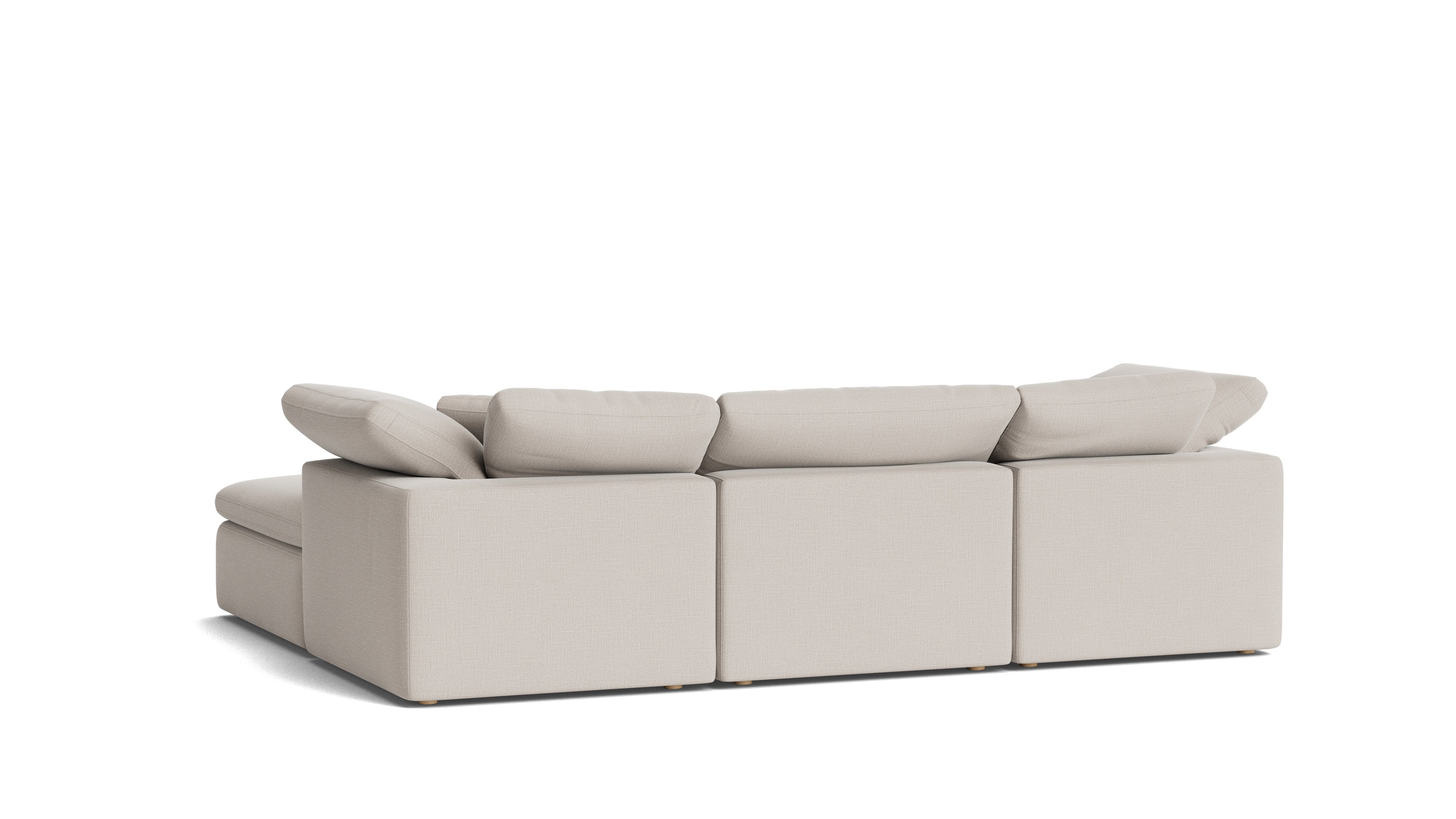 Movie Night™ 5 - Piece Modular U - Shaped Sectional, Standard, Clay - Sundays Company CanadaSEC-YJ-916-015