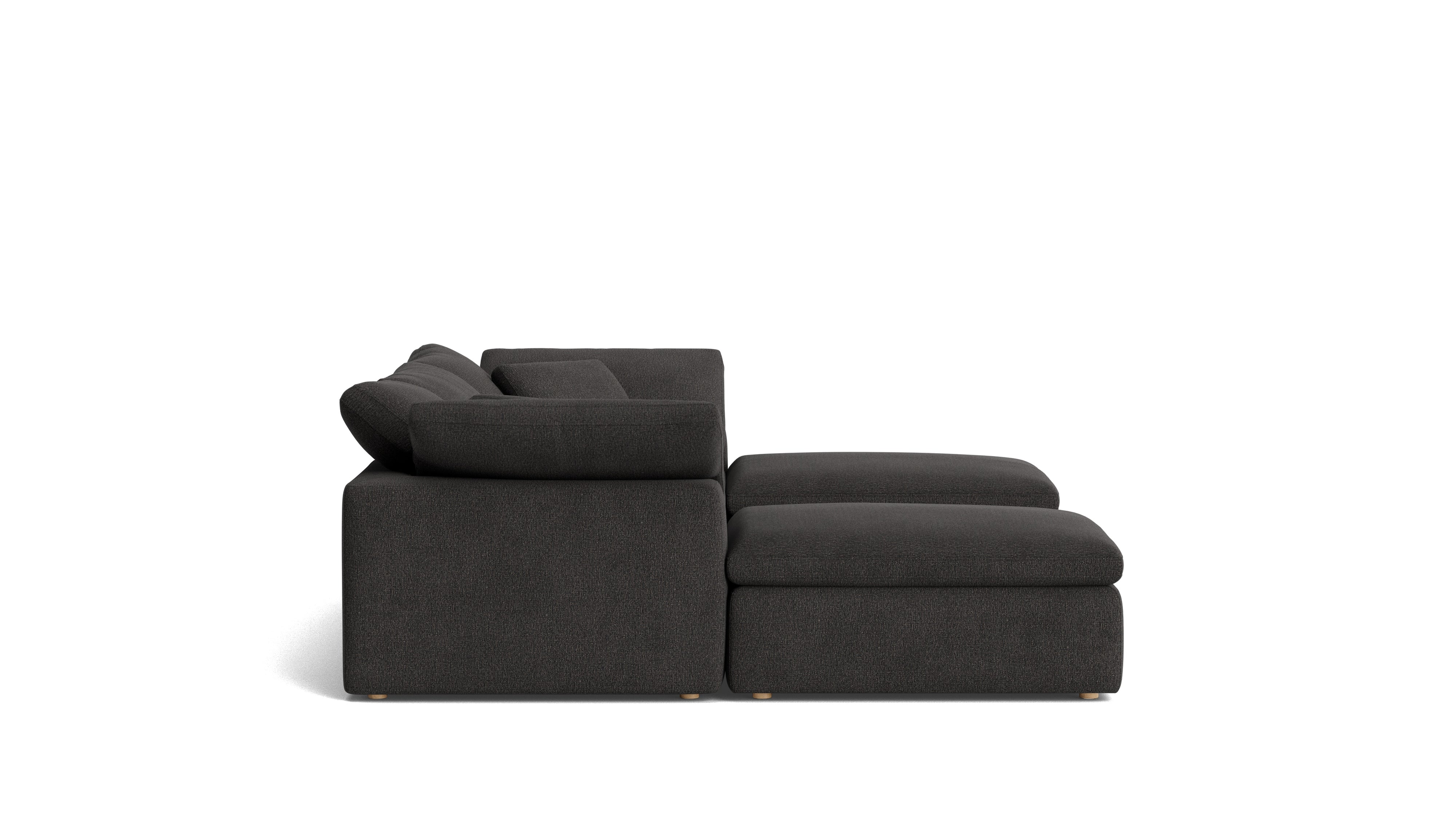 Movie Night™ 5 - Piece Modular U - Shaped Sectional, Standard, Dark Shadow - Sundays Company CanadaSEC-YJ-916-025