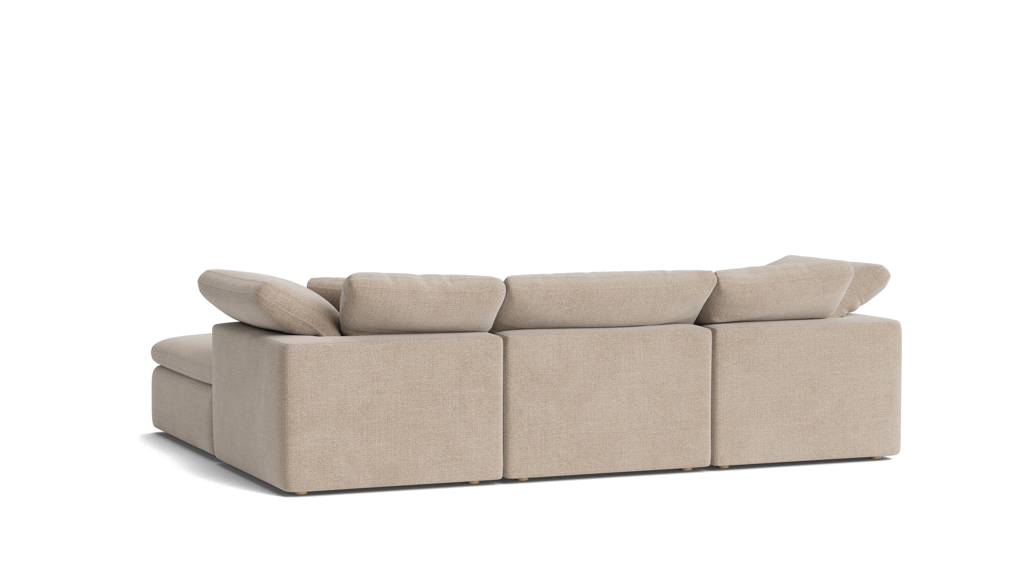 Movie Night™ 5 - Piece Modular U - Shaped Sectional, Standard, Champagne - Sundays Company CanadaSEC-YJ-916-041