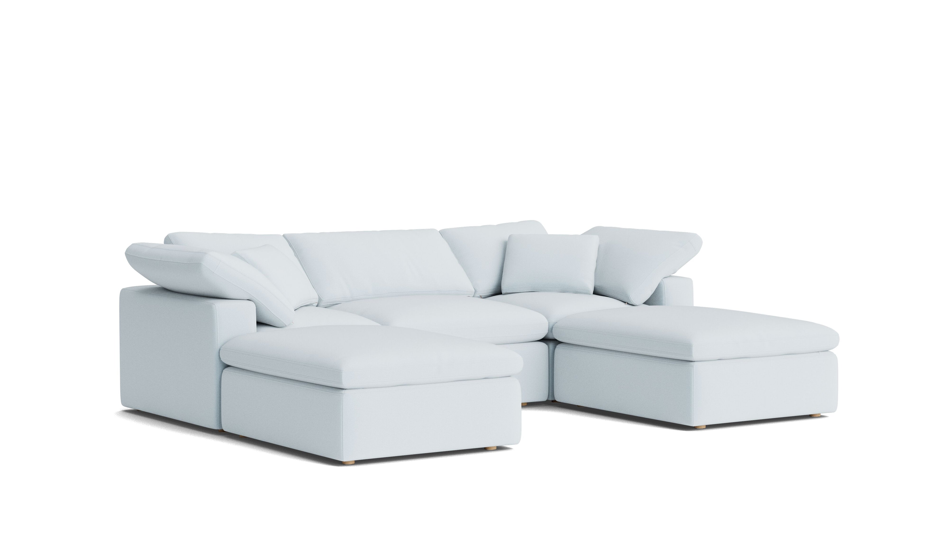 Movie Night™ 5-Piece Modular U-Shaped Sectional, Standard, Cove